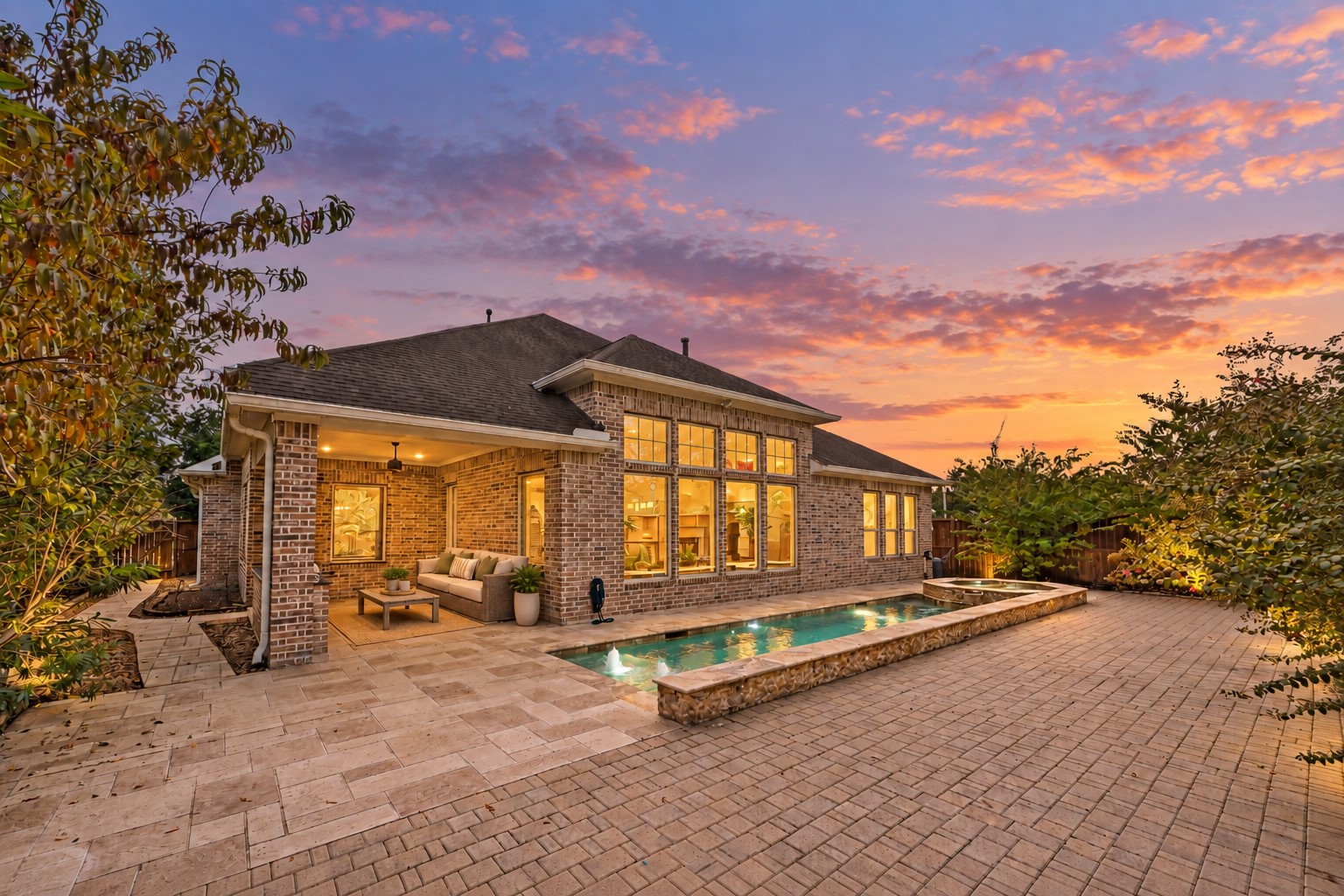 Carefree living with the feeling of a private resort right in your own backyard! From the sparkling pool & spa to the beautiful outdoor living spaces, every detail creates an incredible place to relax, entertain & enjoy life. Just look at this stunning homeabsolutely beautiful from every angle!