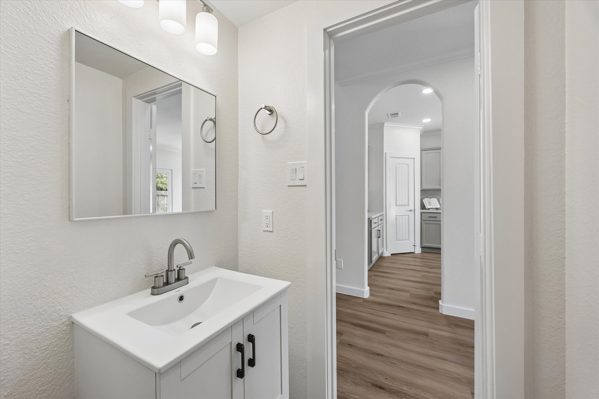 Half Bathroom on the First Floor
