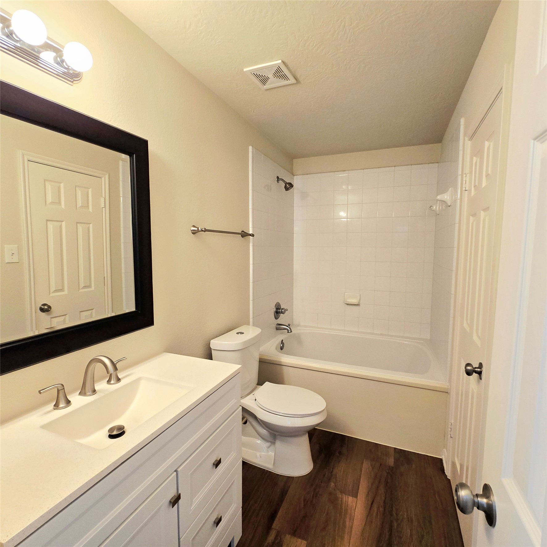 Primary bathroom with new vanity.