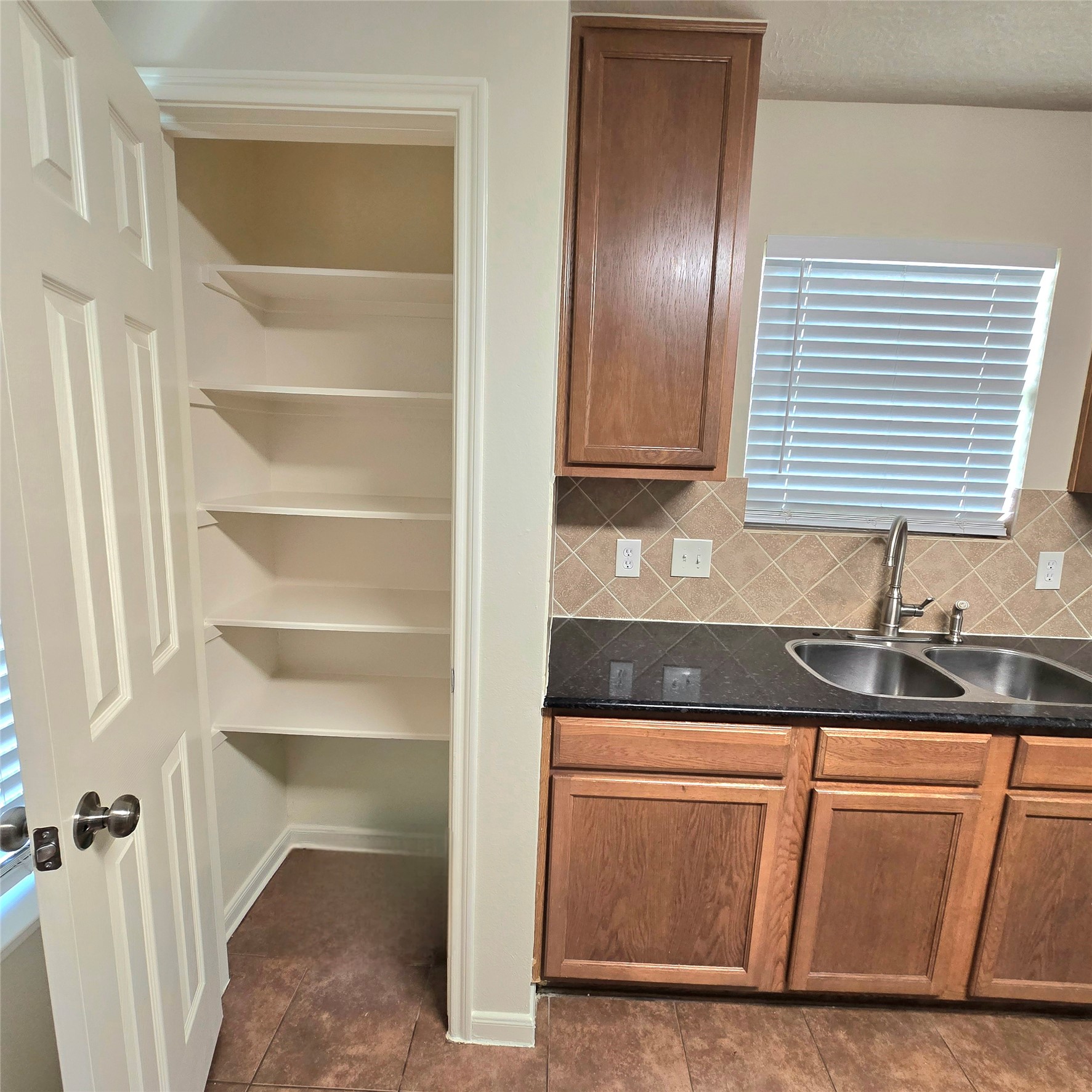 Spacious pantry