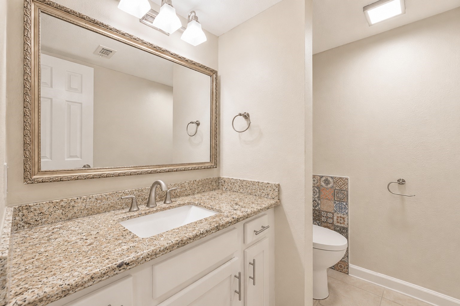 Half bath. Downstairs