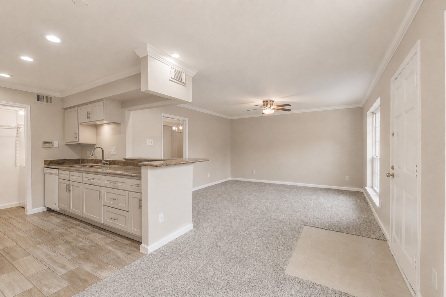 Family Room & Kitchen