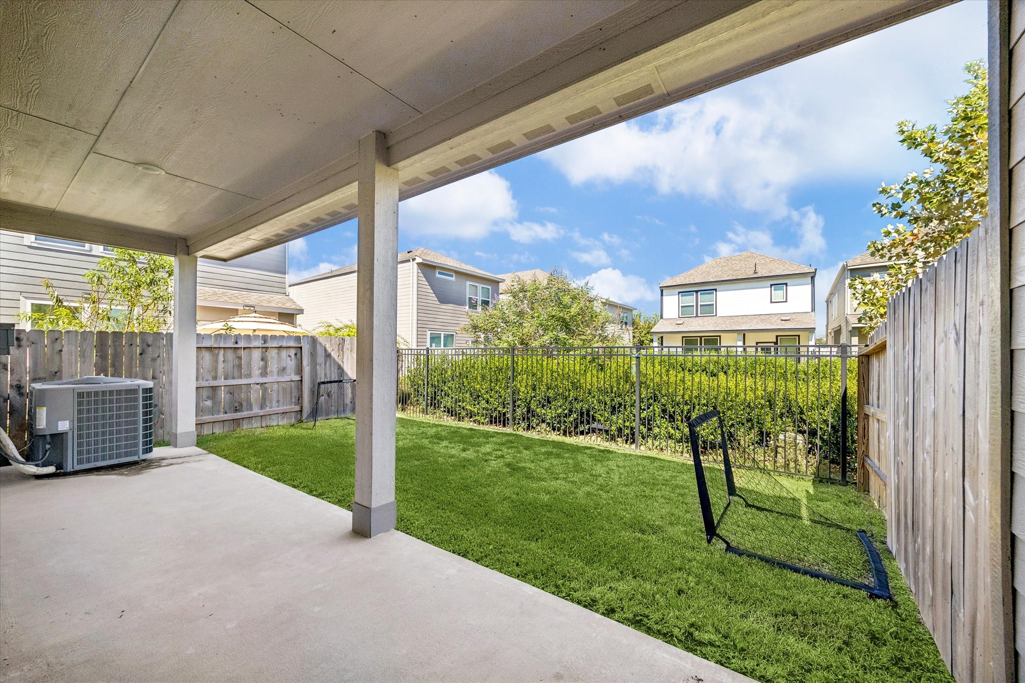 Step outside and discover an outdoor setting ready for quiet mornings, fresh air, and a little relaxation at the end of the day.