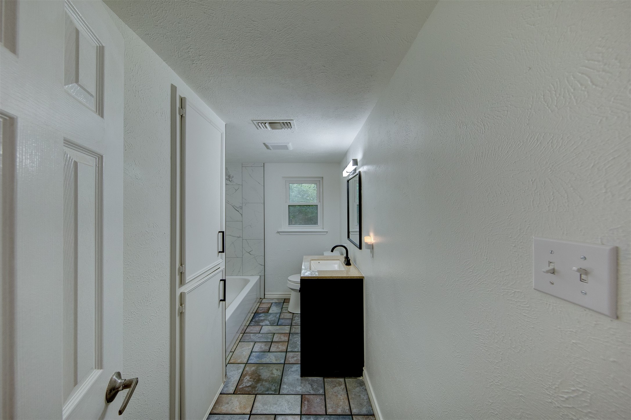 First full downstairs bath