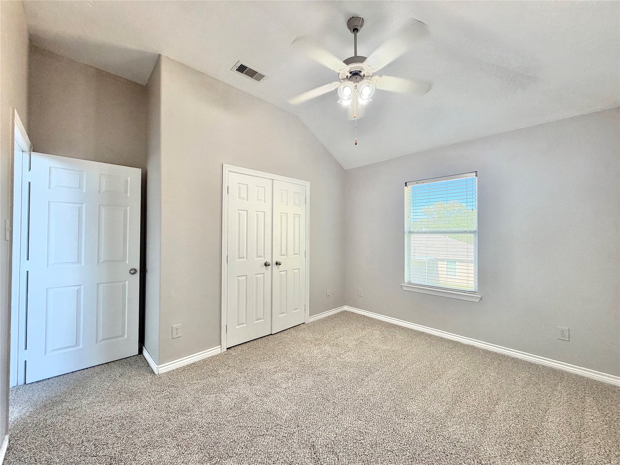 All bedrooms have great closet space