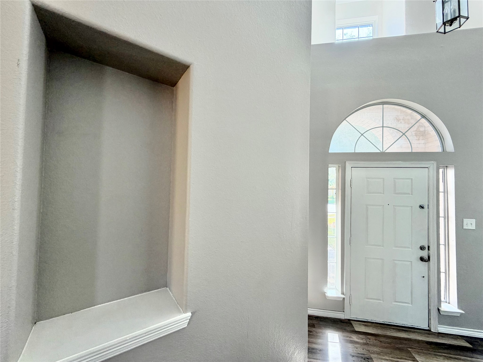Art Niche is a great focal point as guests arrive to your new HOME