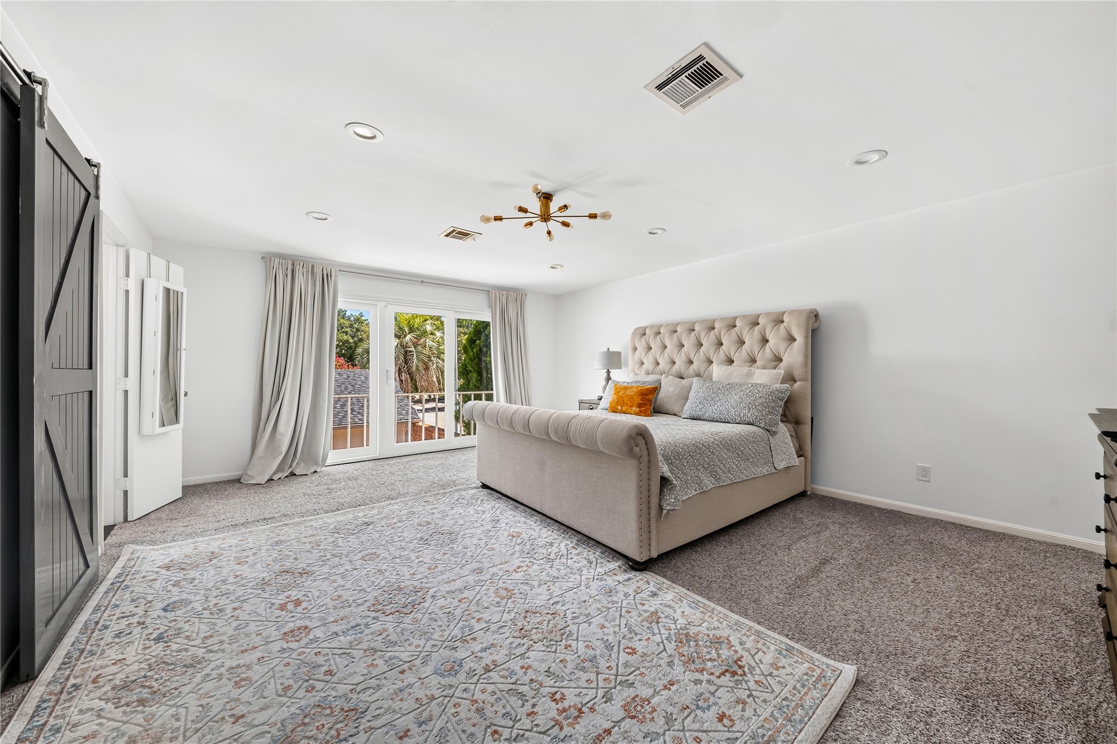 The spacious primary suite offers a peaceful retreat with a large walk-in closet and private bath. The spacious primary suite offers a peaceful retreat with a large walk-in closet and private bath.