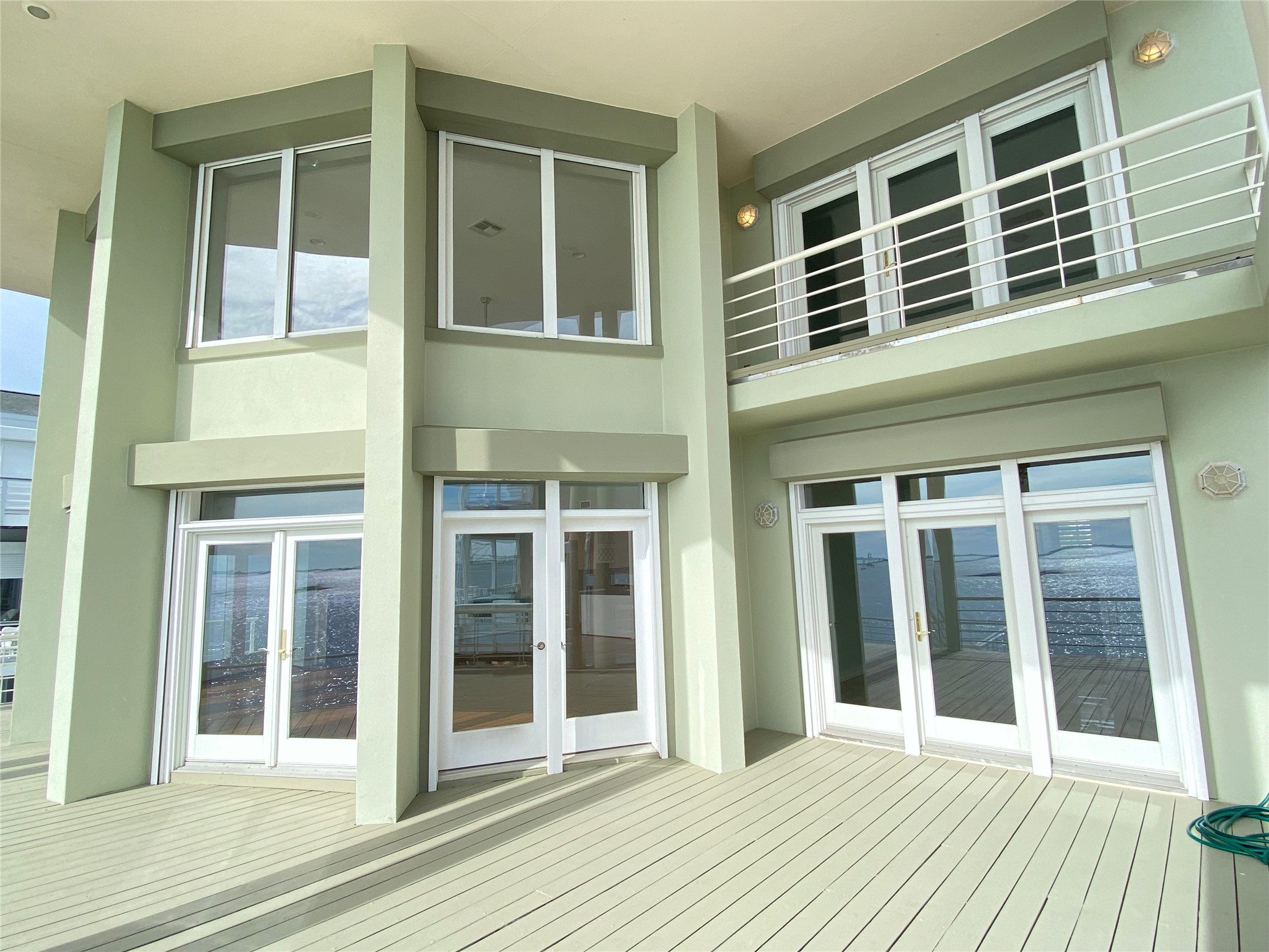 Upper balcony from one of the bedrooms.  What a great space for a morning cup of coffee.