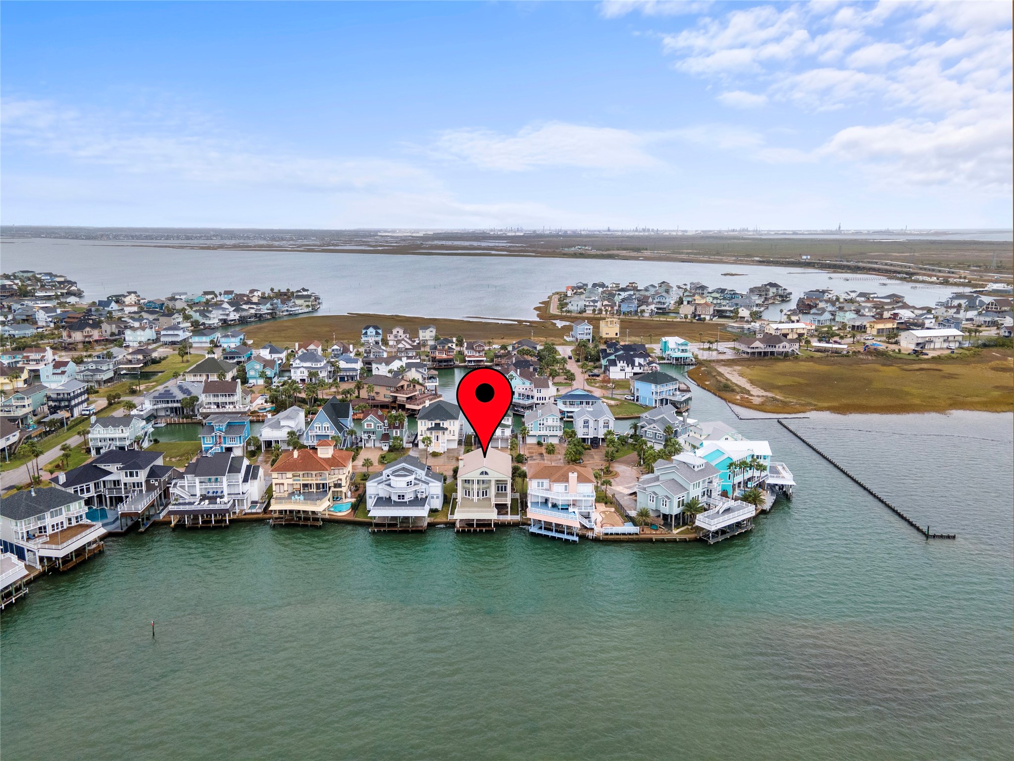 Located on the south side of Tiki with stunning views of the bay.