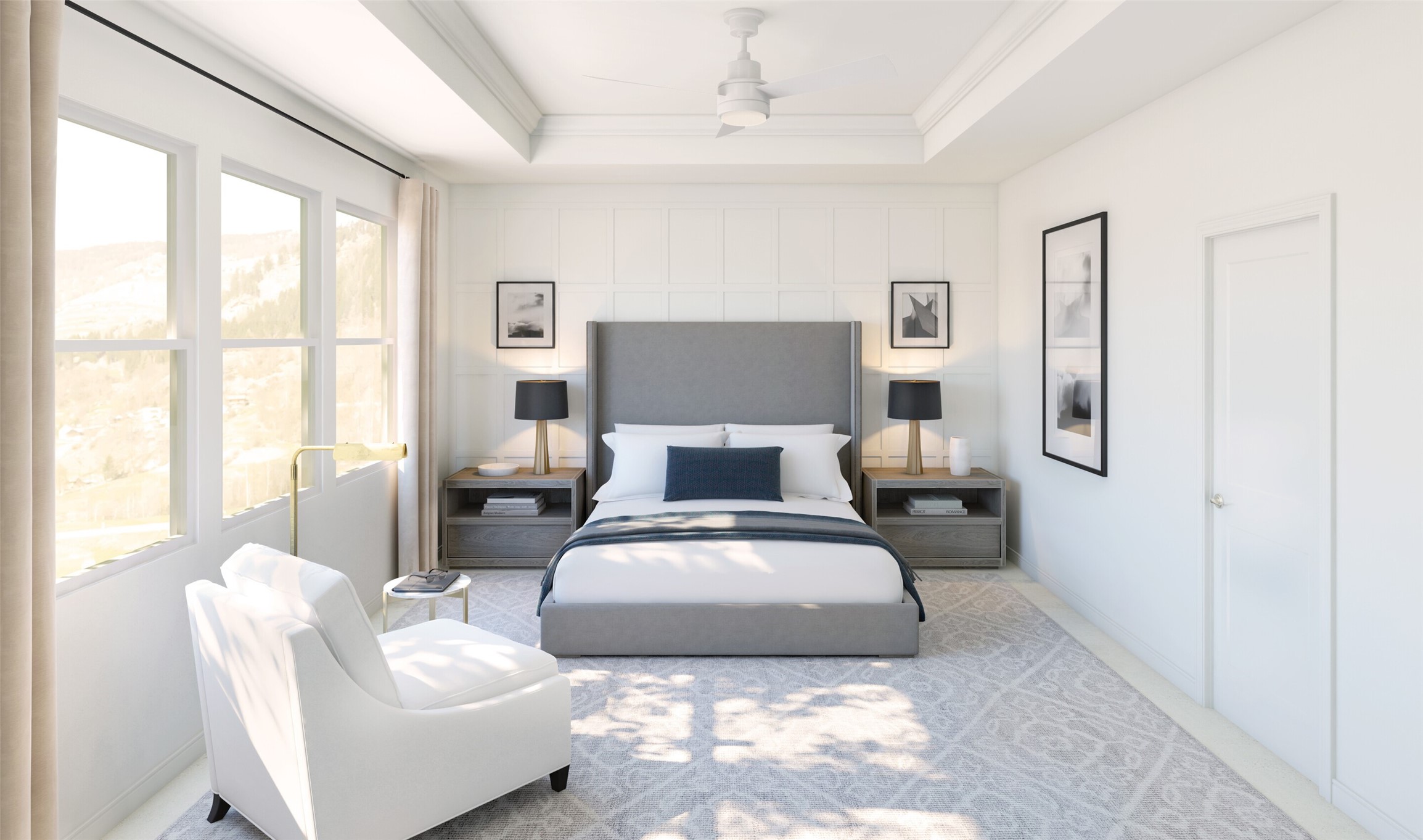 Spacious primary suite (*Artist rendering used for illustration purposes only. Colors/finishes may differ from the ones currently selected in the home.)