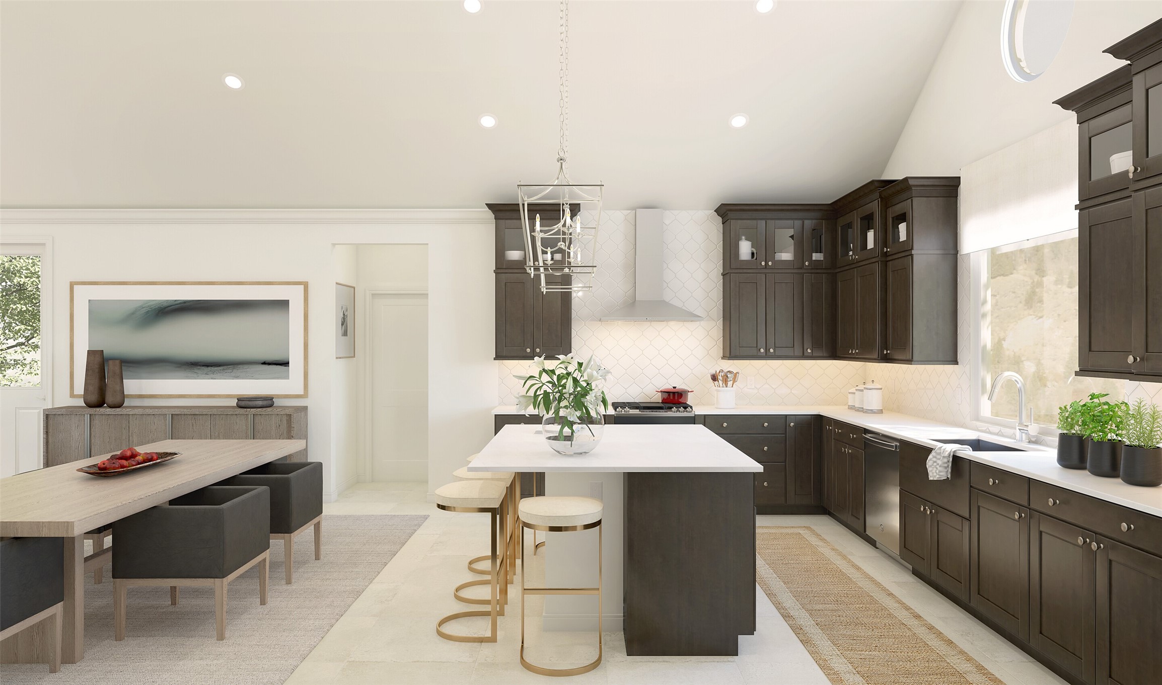 Stunning kitchen (*Artist rendering used for illustration purposes only. Colors/finishes may differ from the ones currently selected in the home.)