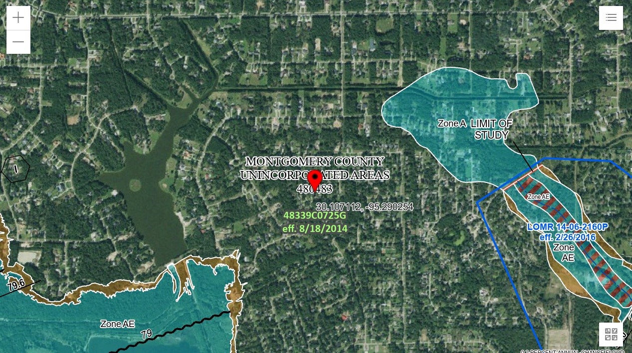 FEMA Flood Map Zone X