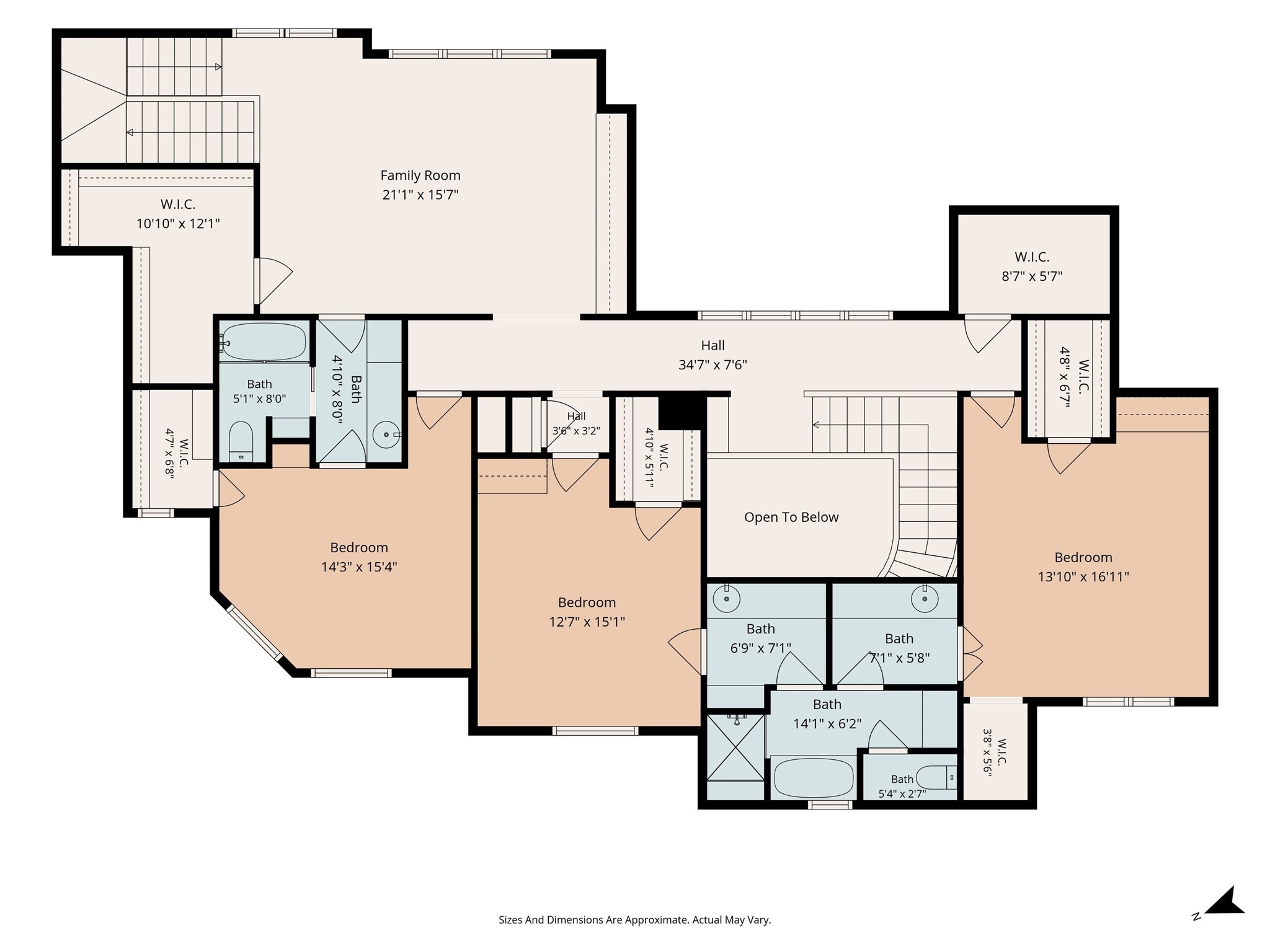 Floorplan of 2nd Floor
