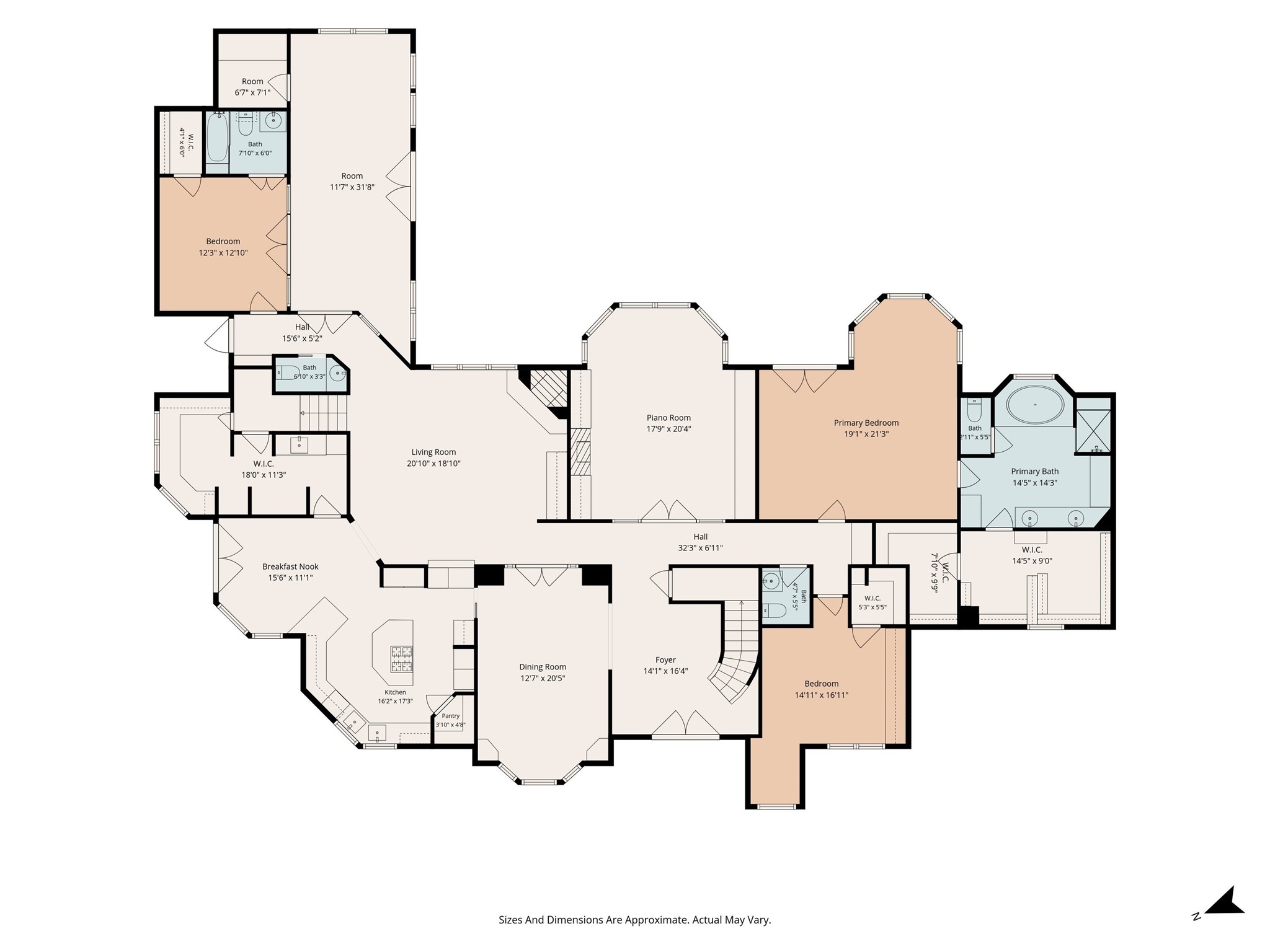 Floorplan of 1st Floor