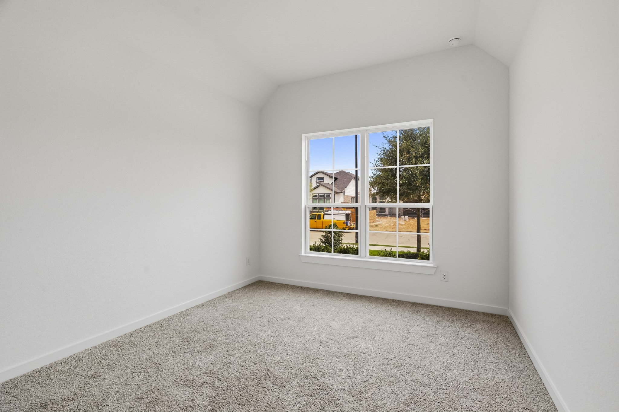 Front facing secondary bedroom. Front facing secondary bedroom.