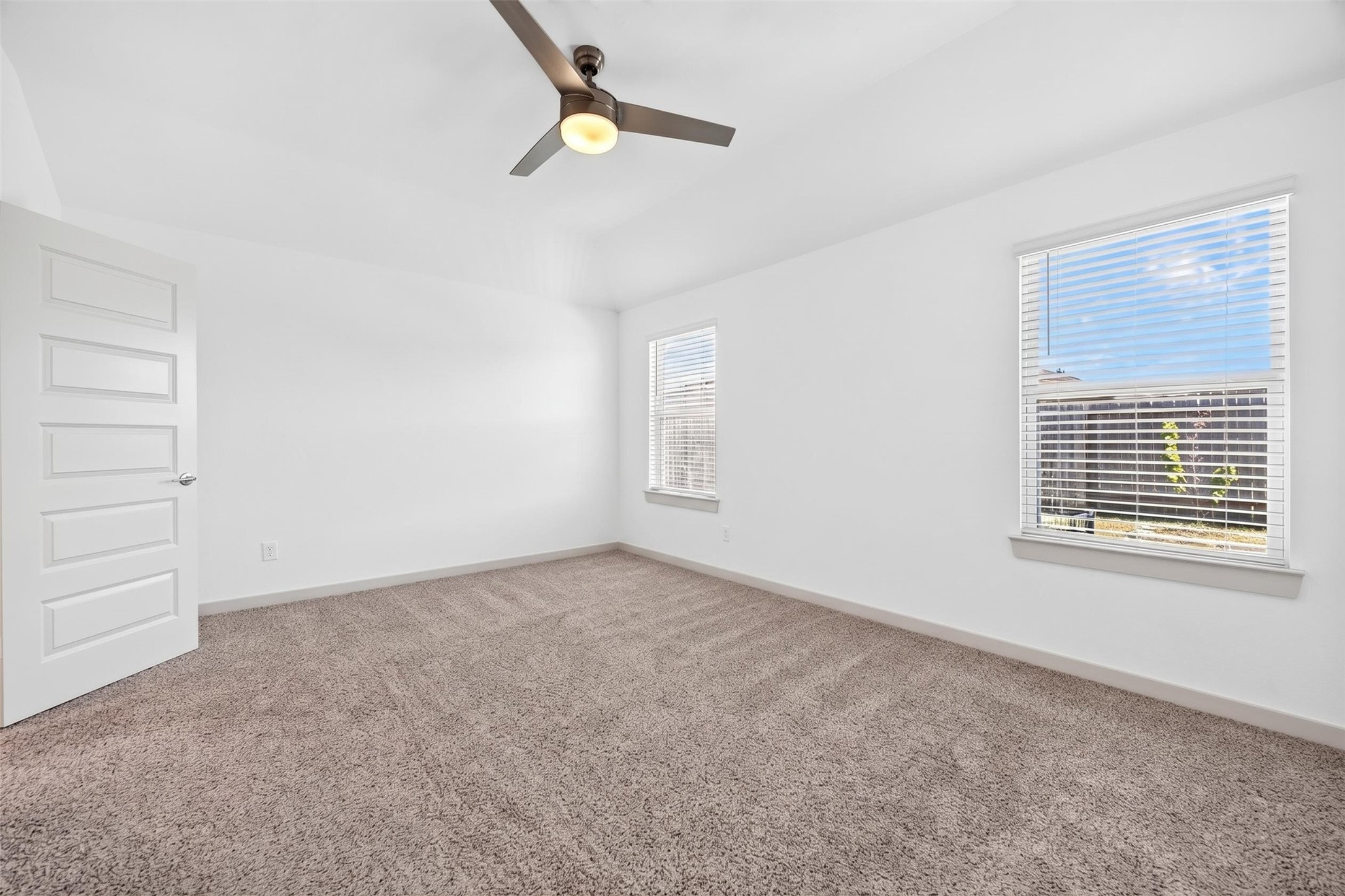 Master Bedroom with direct view to backyard