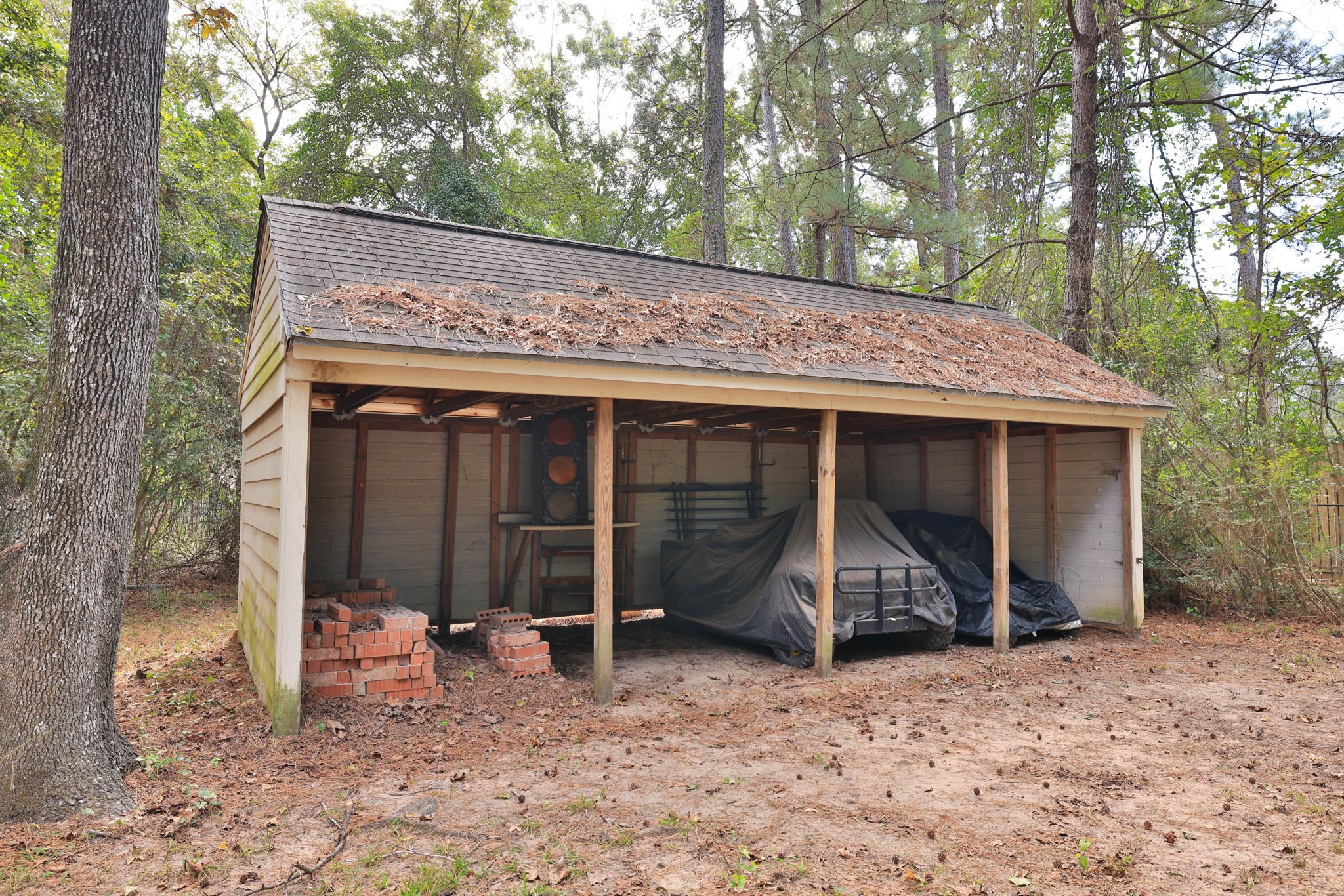 Storaage Shed for lawnmovers and tools