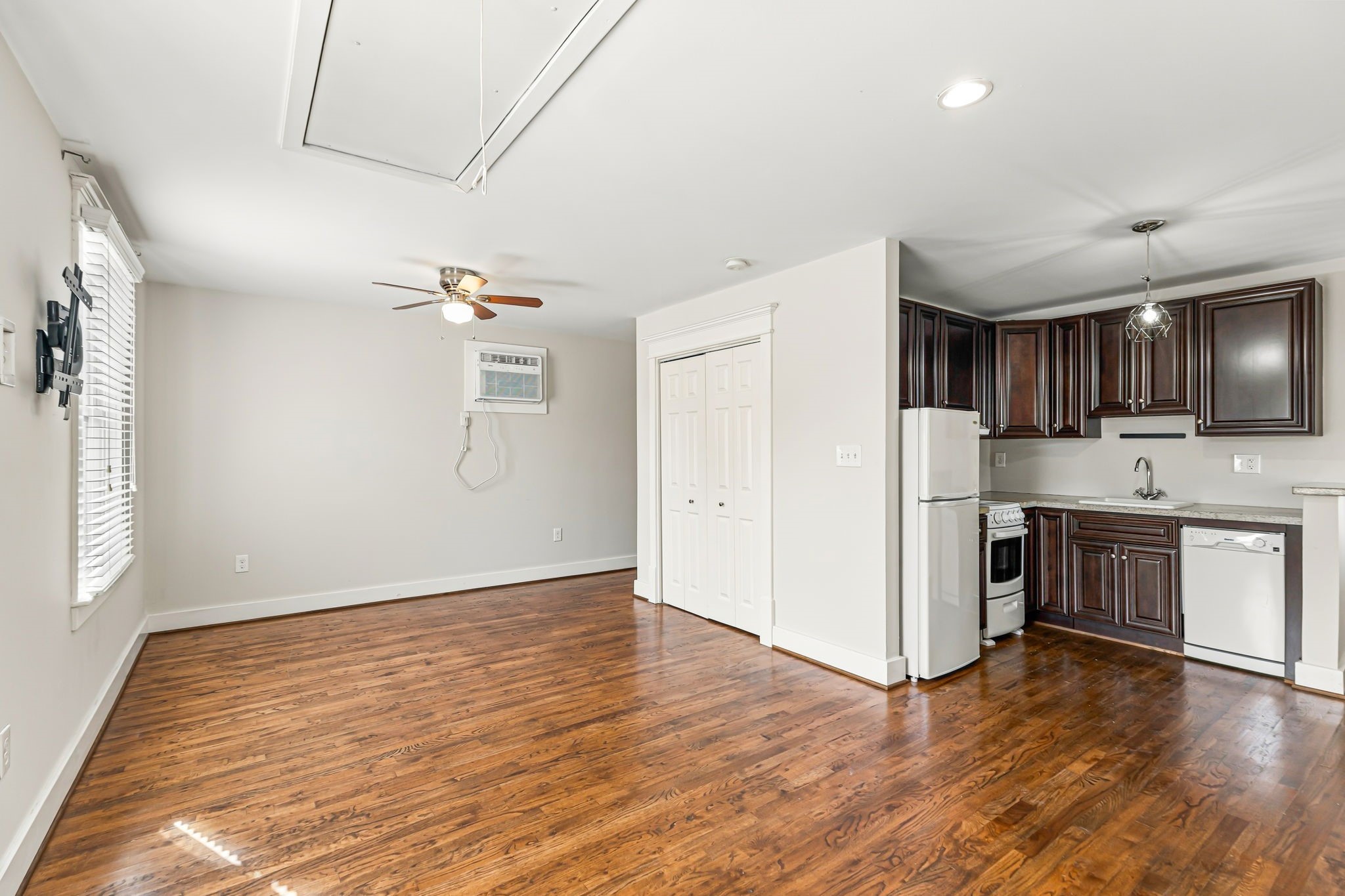 Garage apartment is nice a roomey !