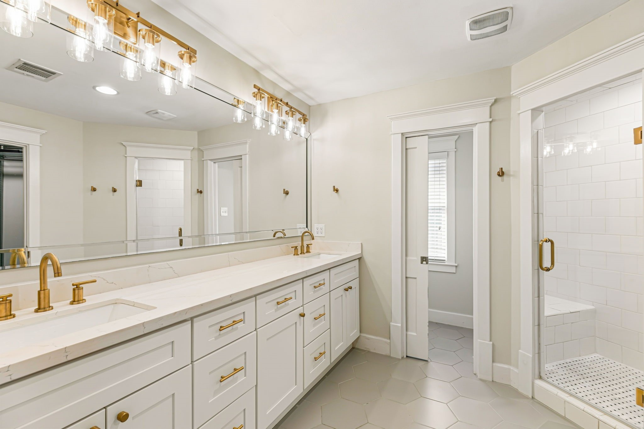 Beautiful primary bath!