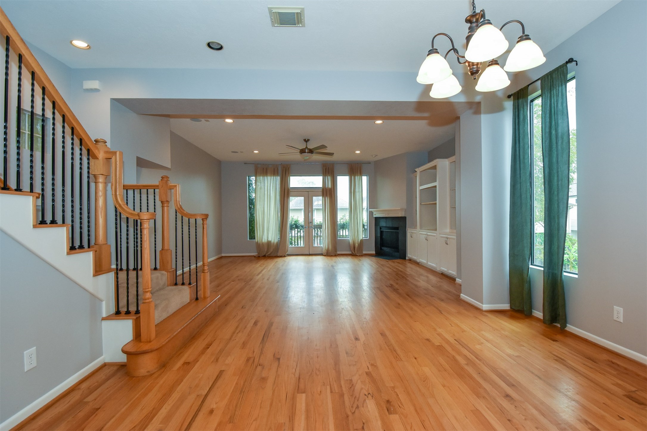 Dining & family room on second floor