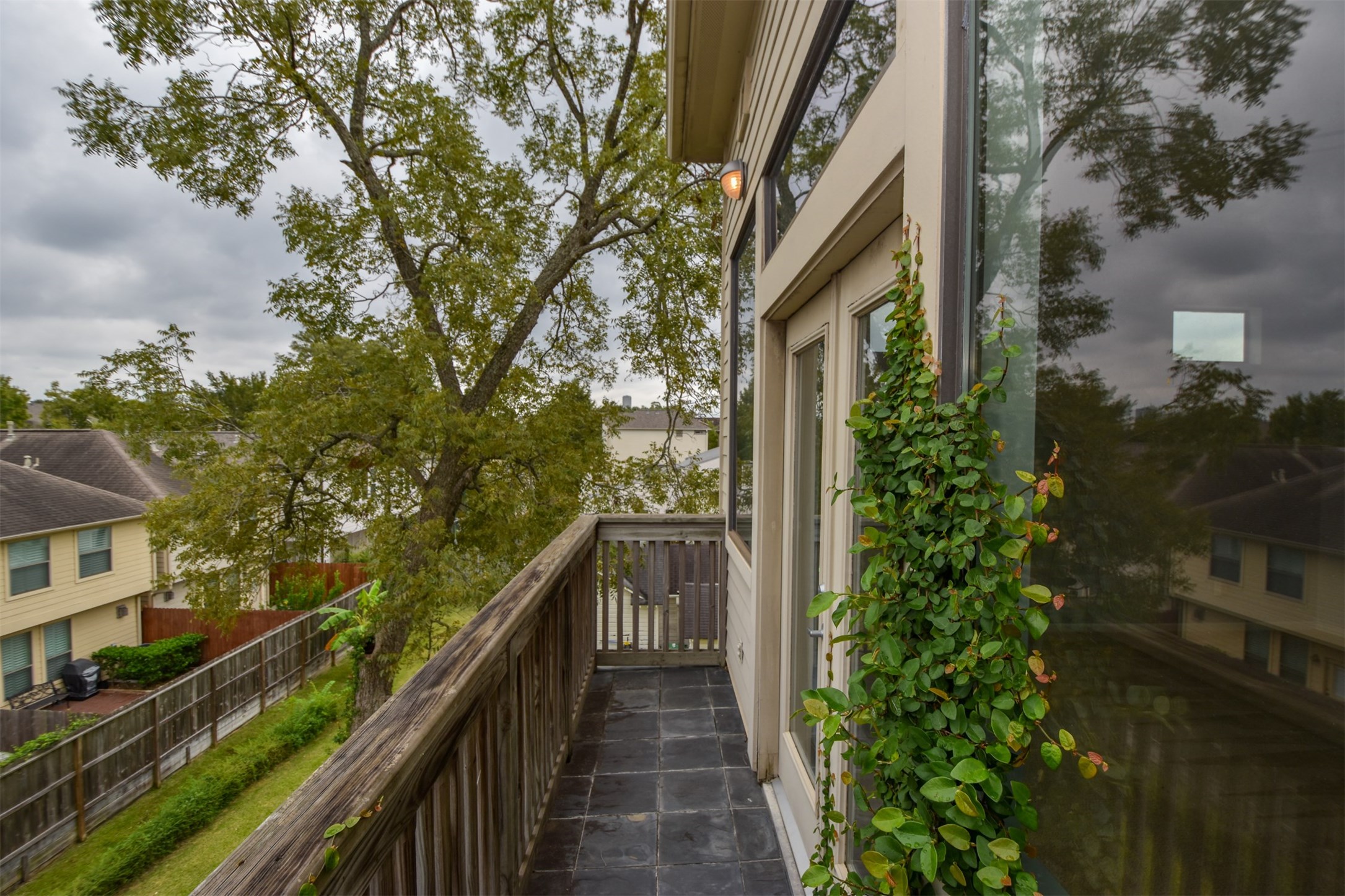 Master bedroom balcony