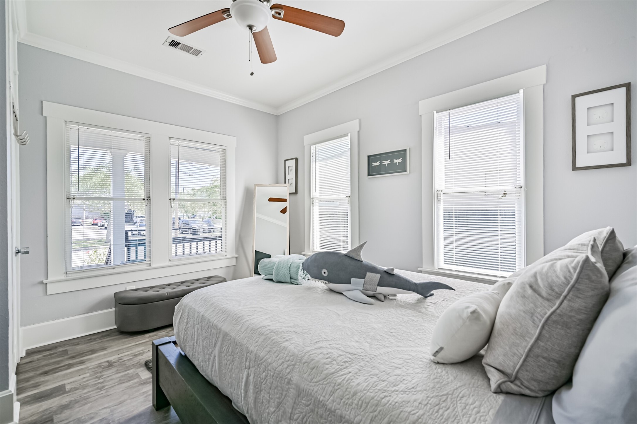 Bedroom 1 is Fresh with Neutral Colors - Located at the Front of the Home. Lots of Light from Large Windows!