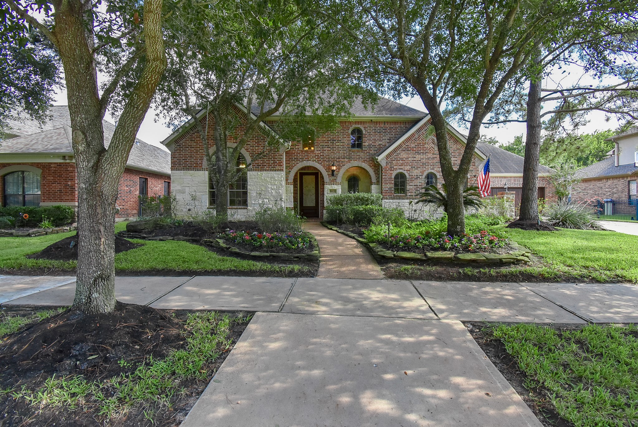 Located on a Culdesac Street this home is walking distance to the elementary and a bike ride to Jr. High and the higly desired Seven Lakes High School.