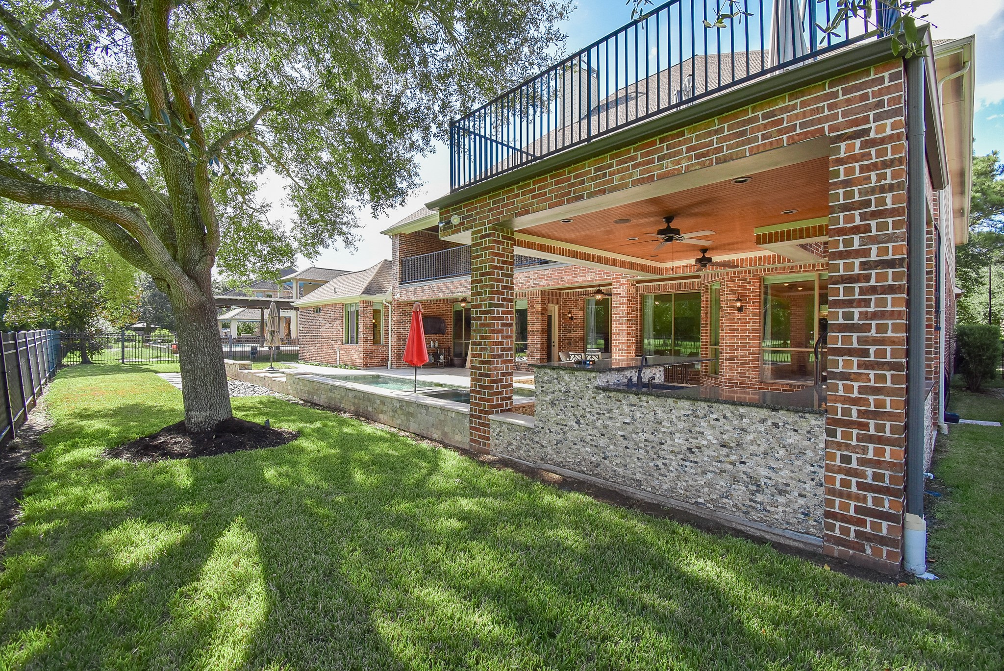 Plenty of green space to play.