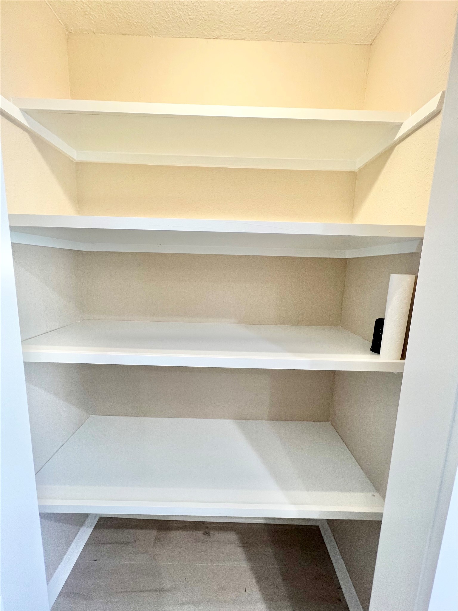 Inside the large pantry.