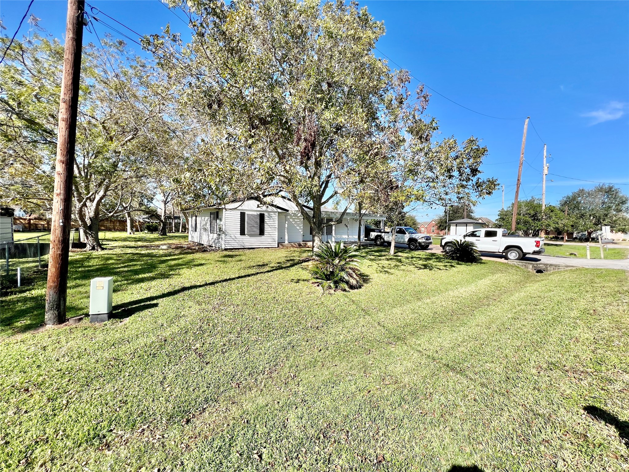 Side view from fence line going out to the corner of this property.  Make your appointment today!
