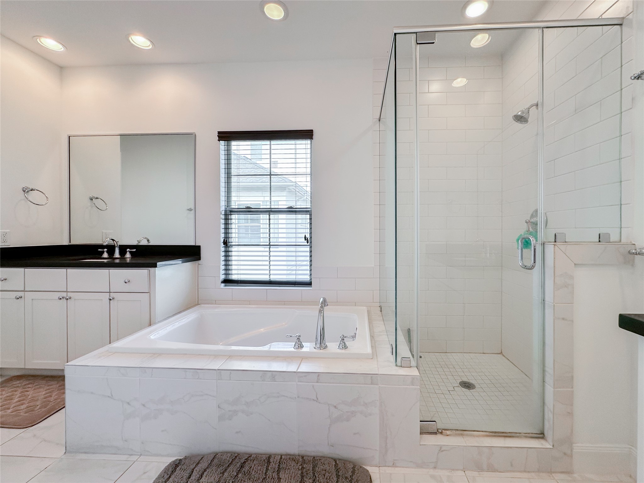 Stand up shower and tube