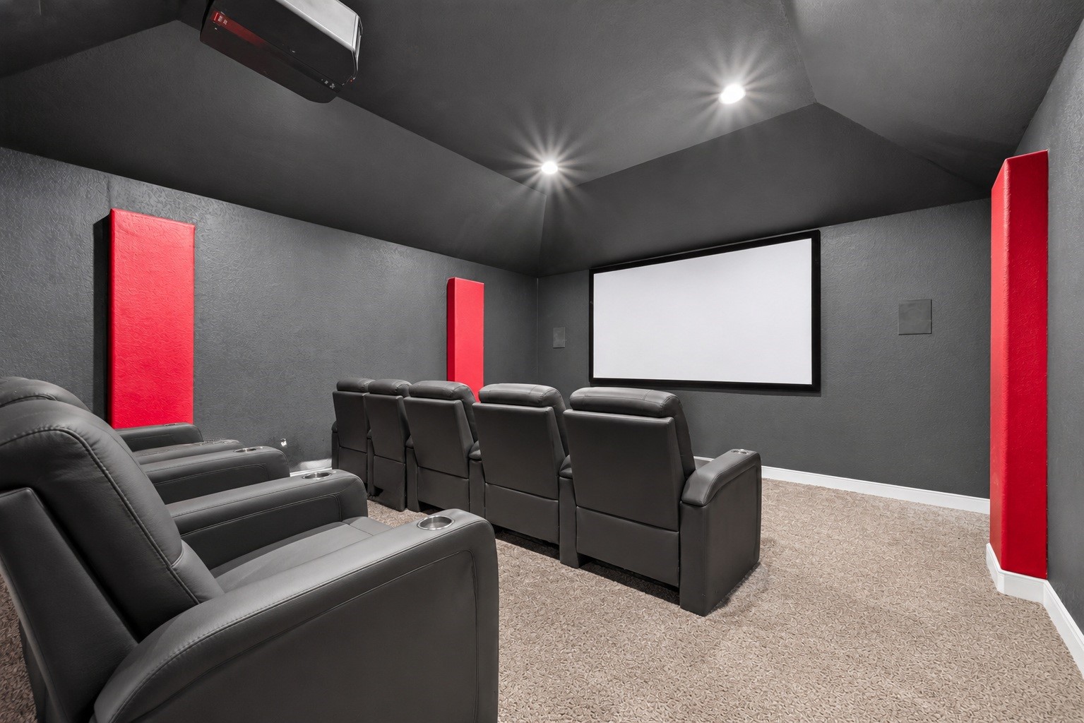 Fully equipped media room!