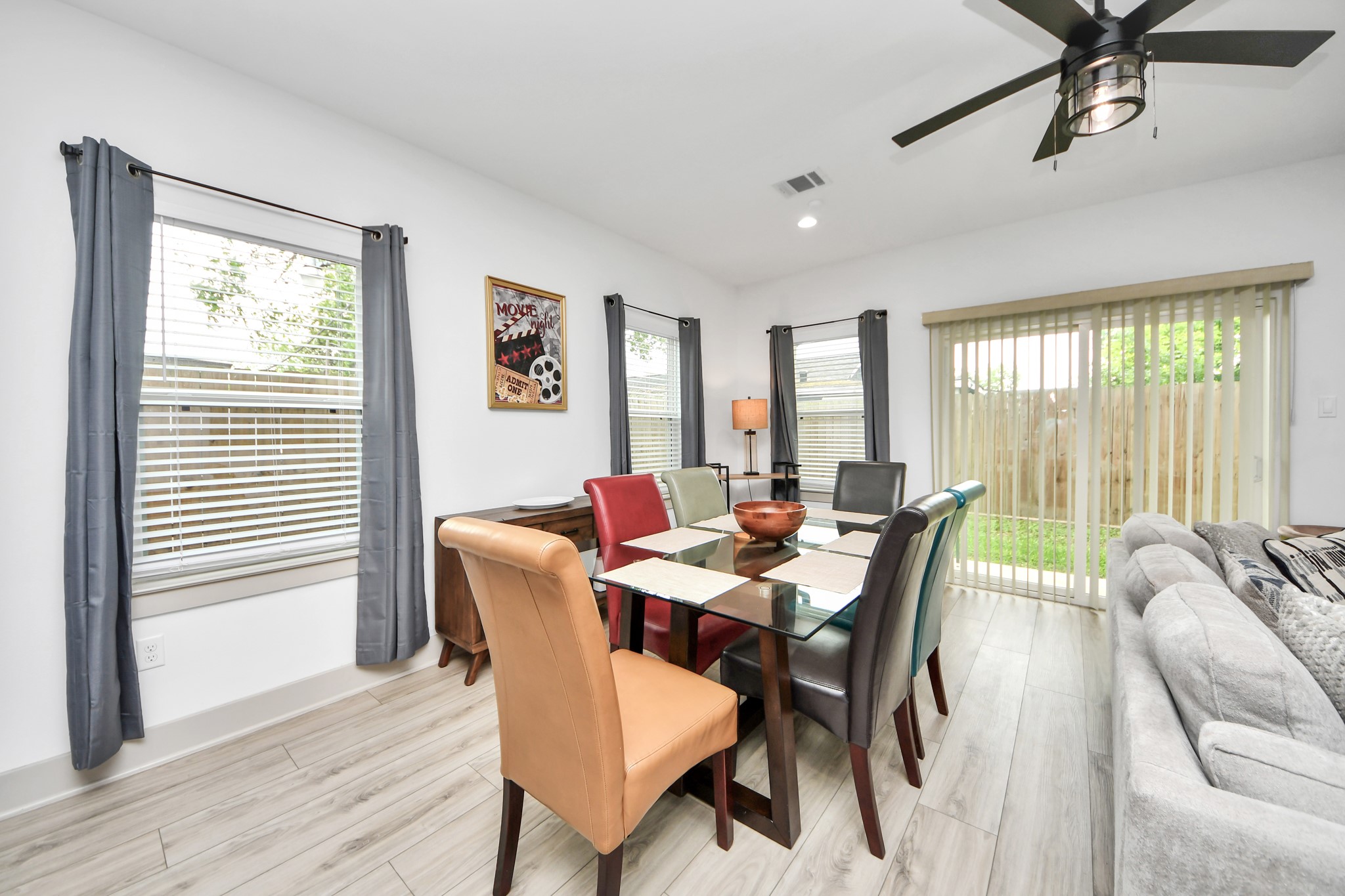 Flexible dining space within the open-concept main level, ideal for everyday living or entertaining guests.