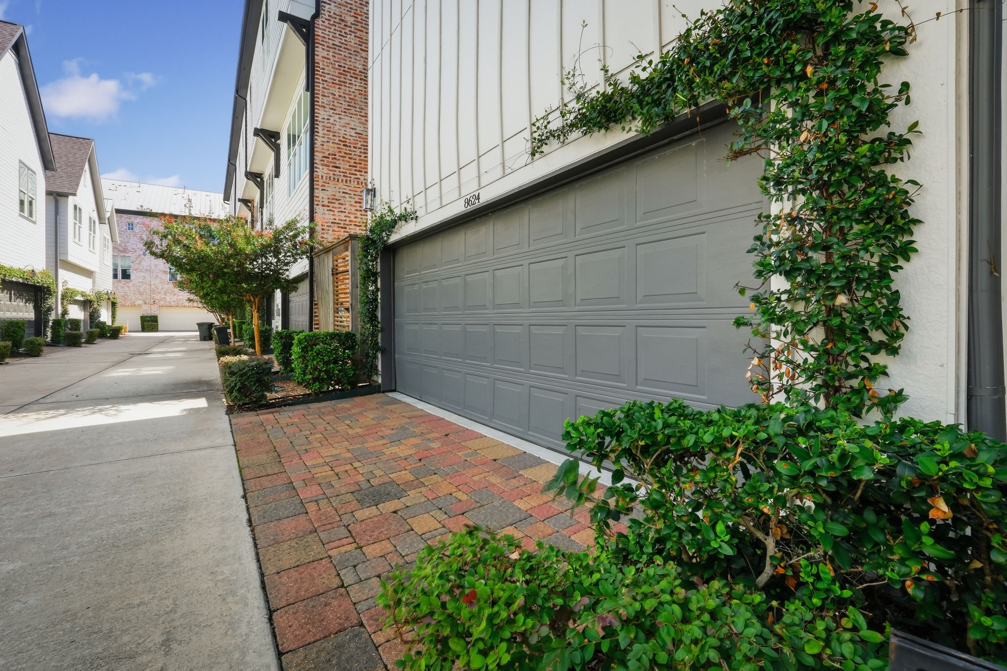 Two car attached garage.