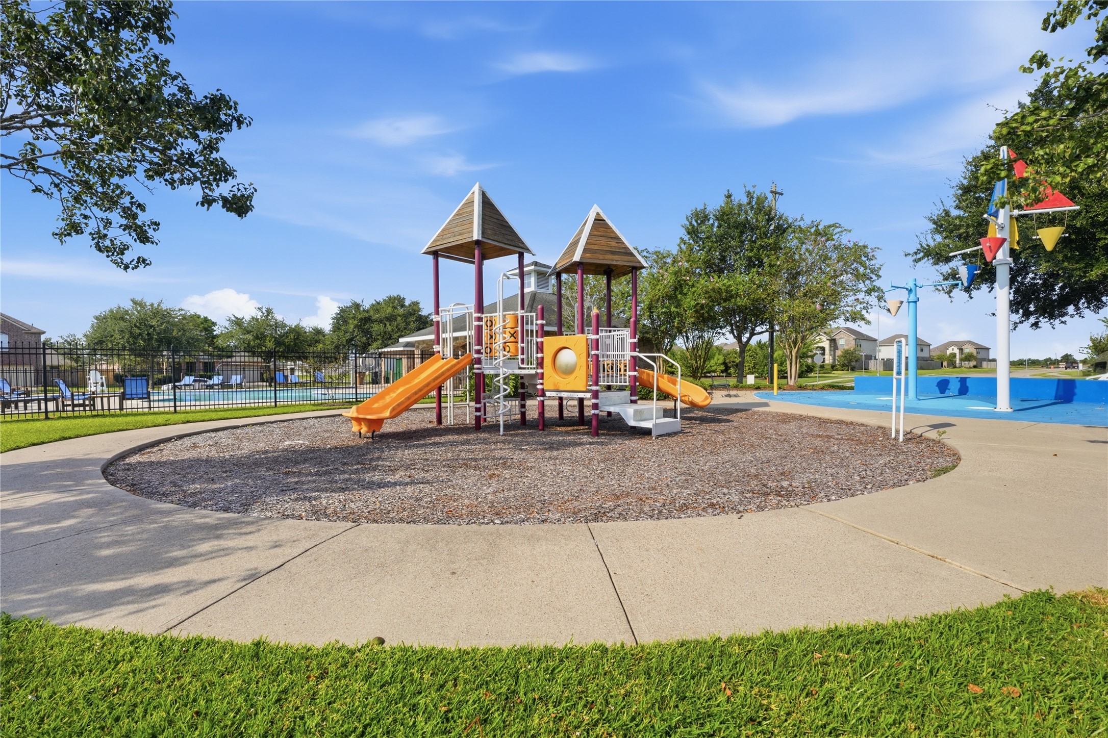 Community playground provides an additional outdoor recreation space within the neighborhood.