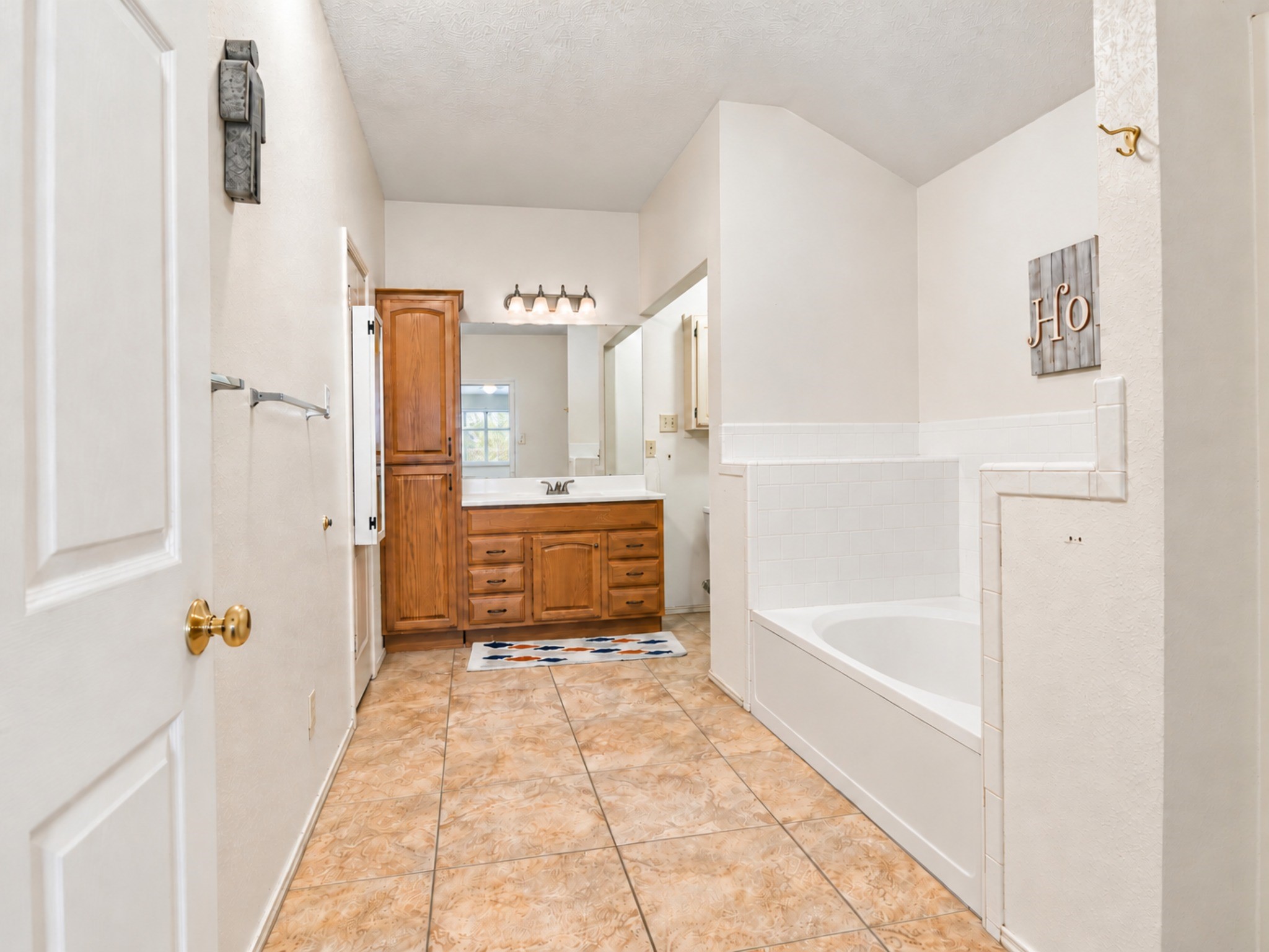 Master bathroom.