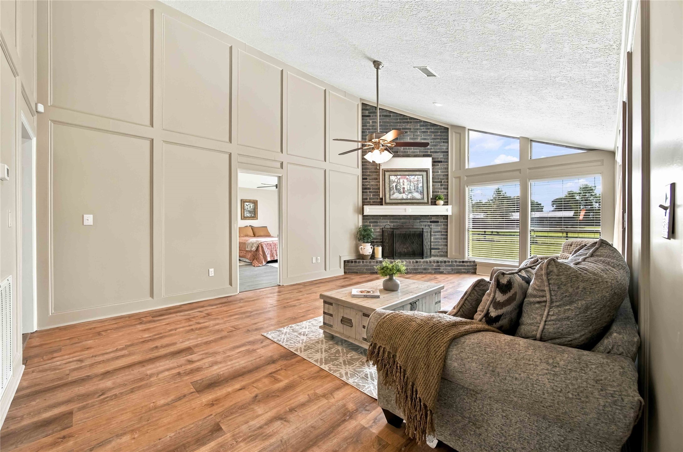 Nice view of the property from the Family room.