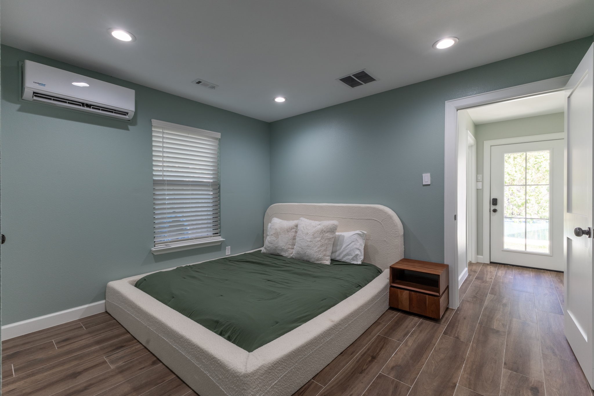 bedroom 1 shown with a king size bed