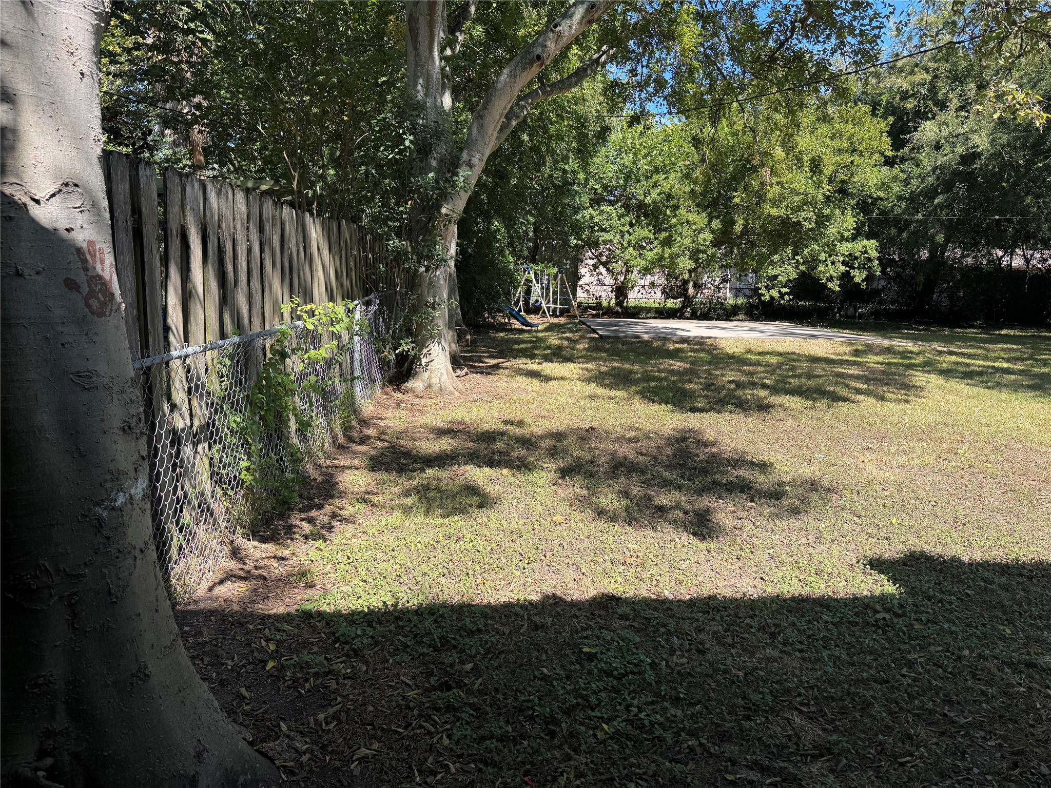 Fenced Yard