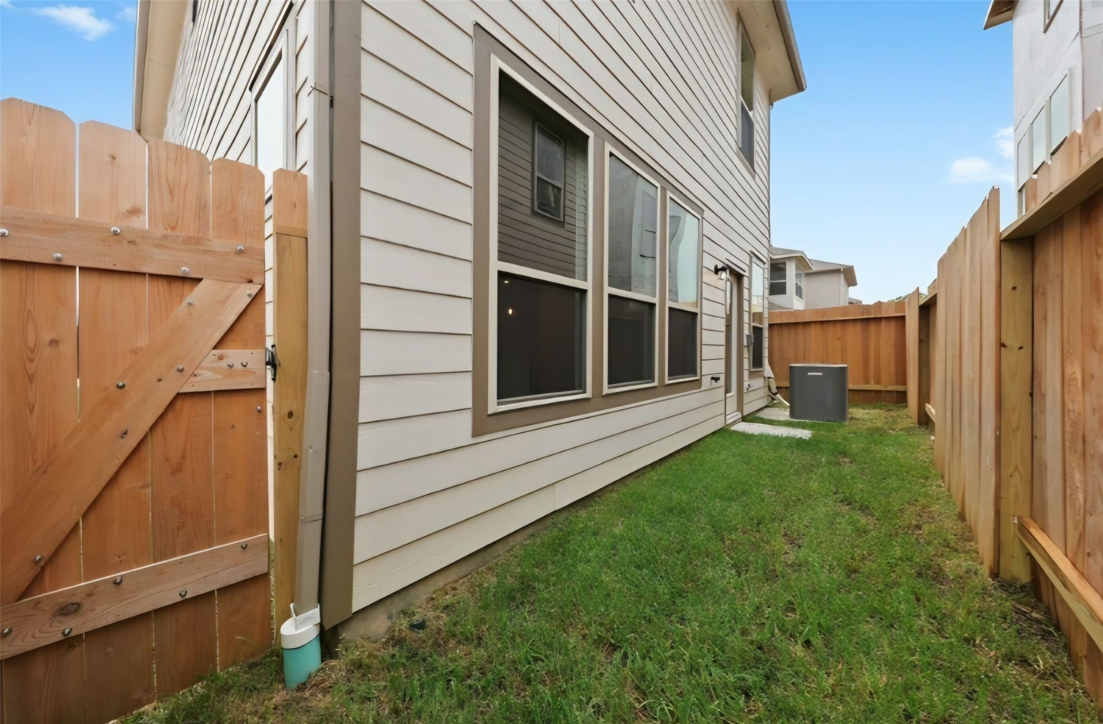 backyard area