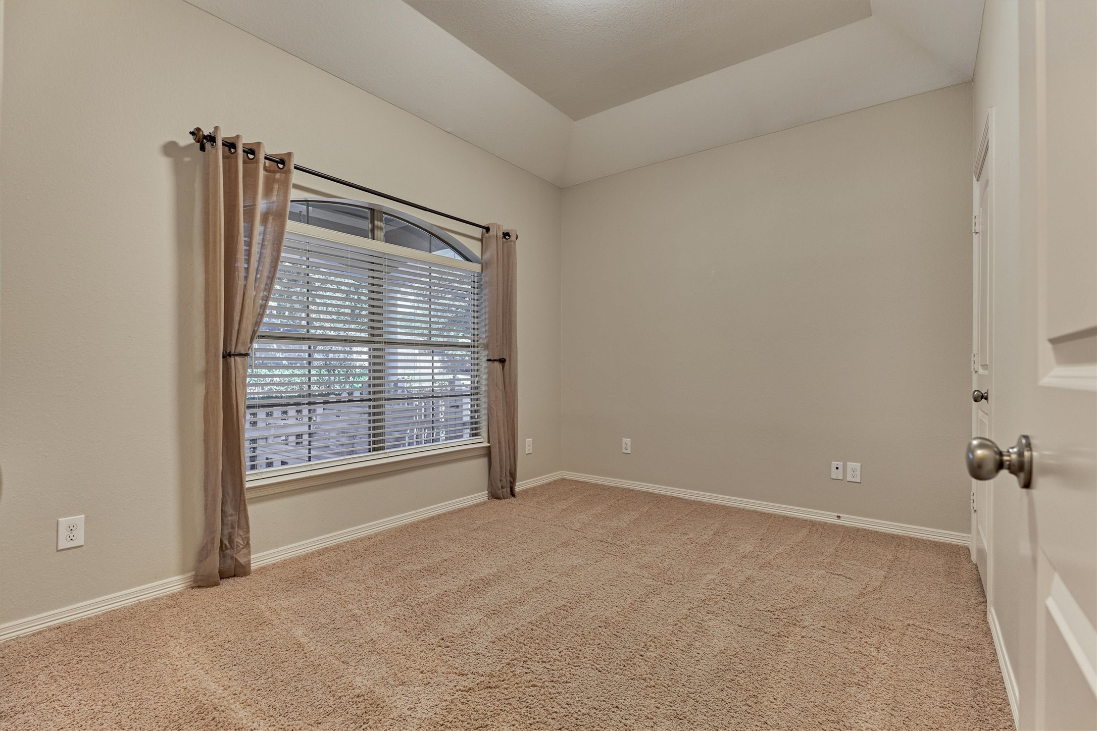 Front bedroom off of the entry with large window overlooking the front yard. Front bedroom off of the entry with large window overlooking the front yard.