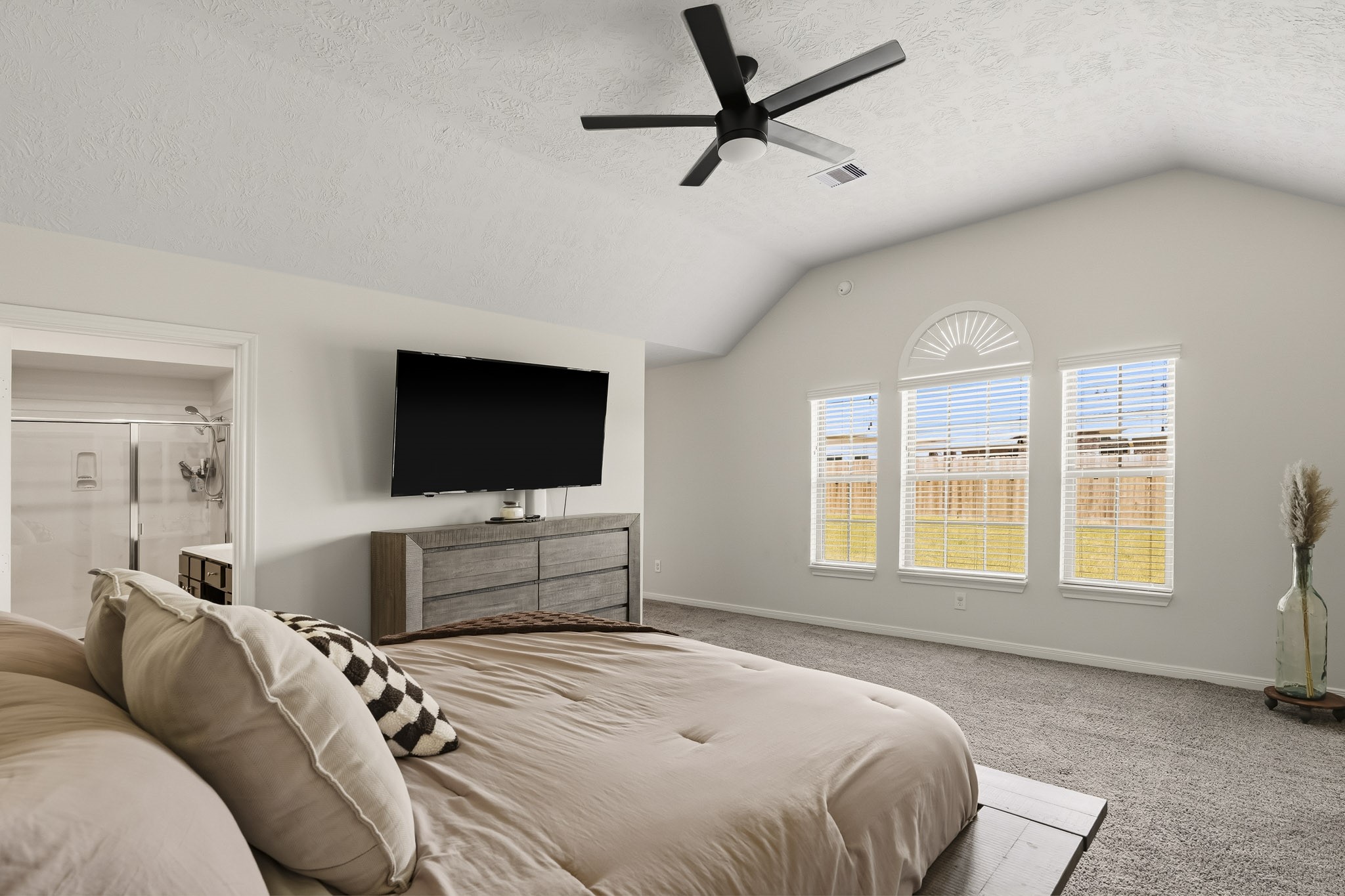 Primary Suite view 2 with natural light.