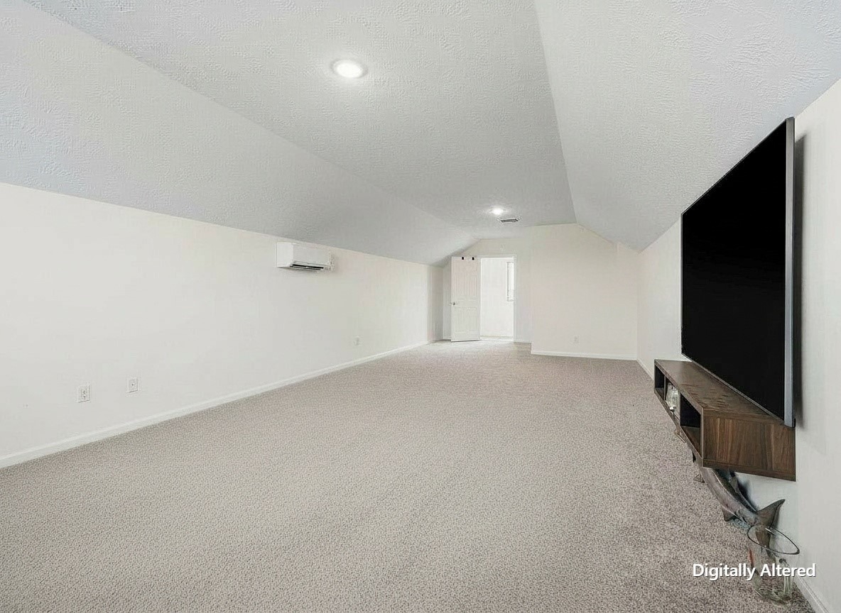 Digitally enhanced for visual clarity; decor and visual clutter removed only. Upstairs extra square footage in Garage.