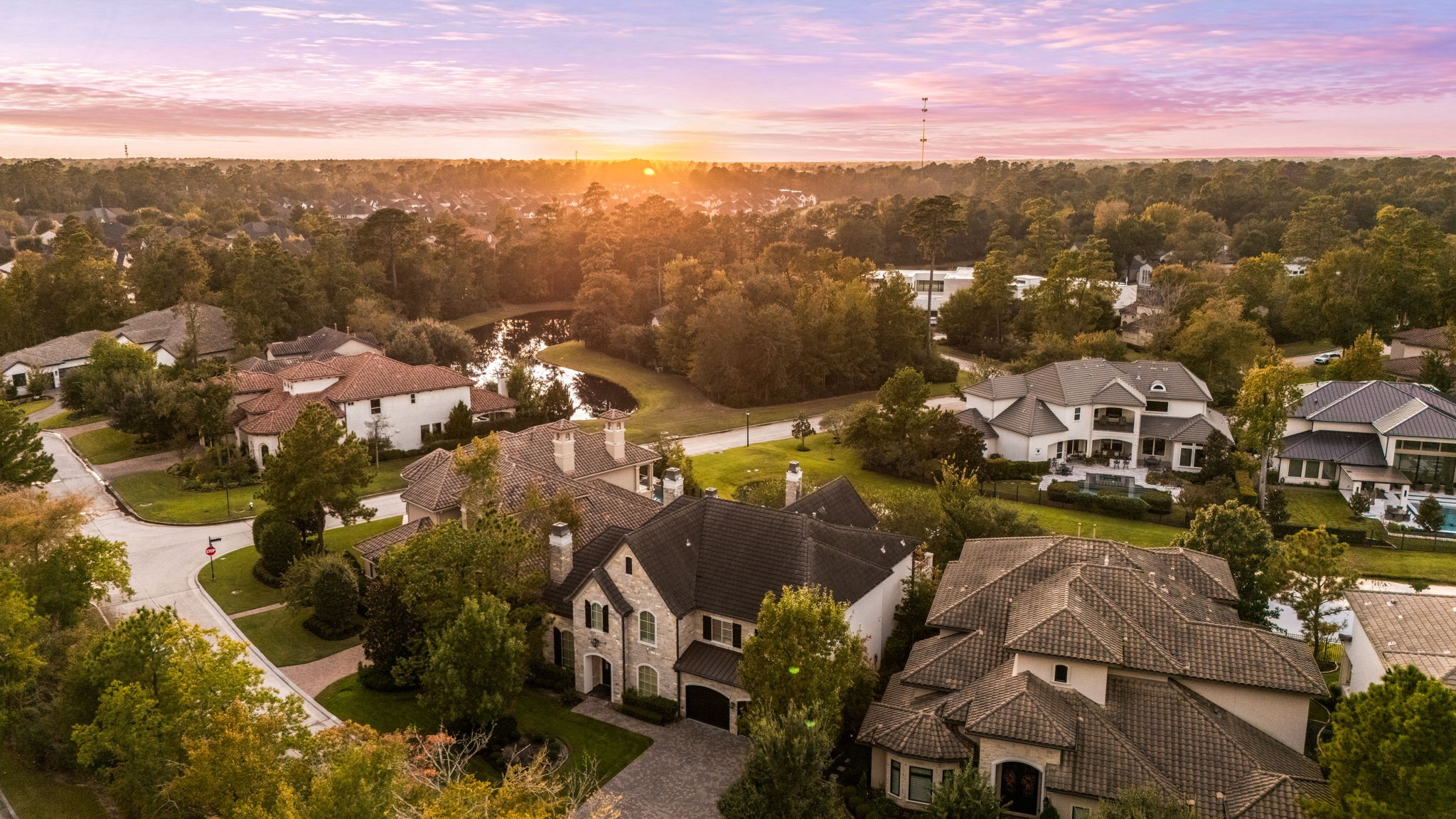 Situated on a quiet cul-de-sac, this luxurious residence offers 4 bedrooms, 4 full baths, 1 half bath, and an oversized 2-car garage. Designed for both elegant entertaining and everyday comfort, the home features a chef-inspired kitchen, spacious living areas, private study, media room, and 4 fireplaces.