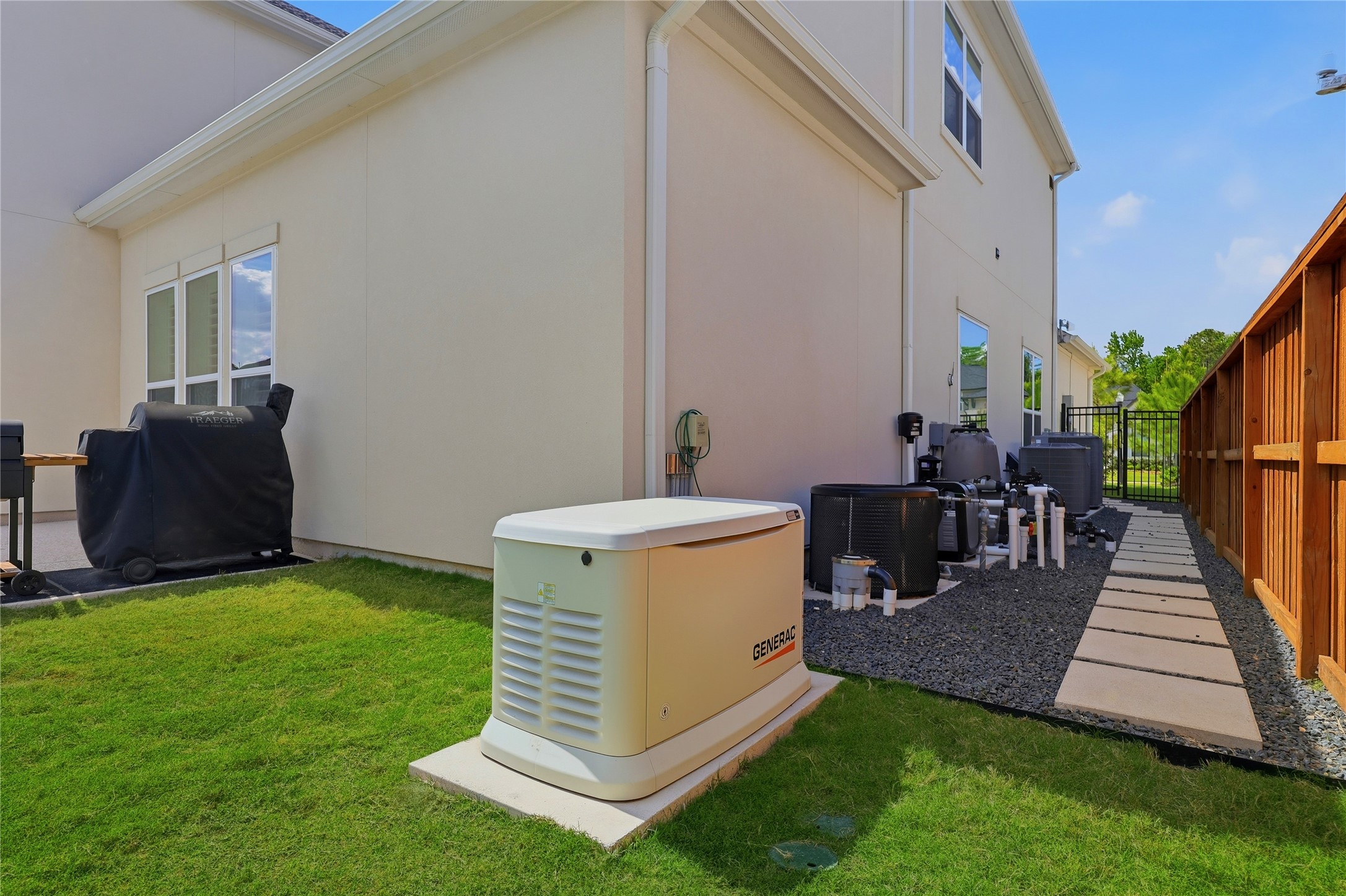 Whole home Generac generator.