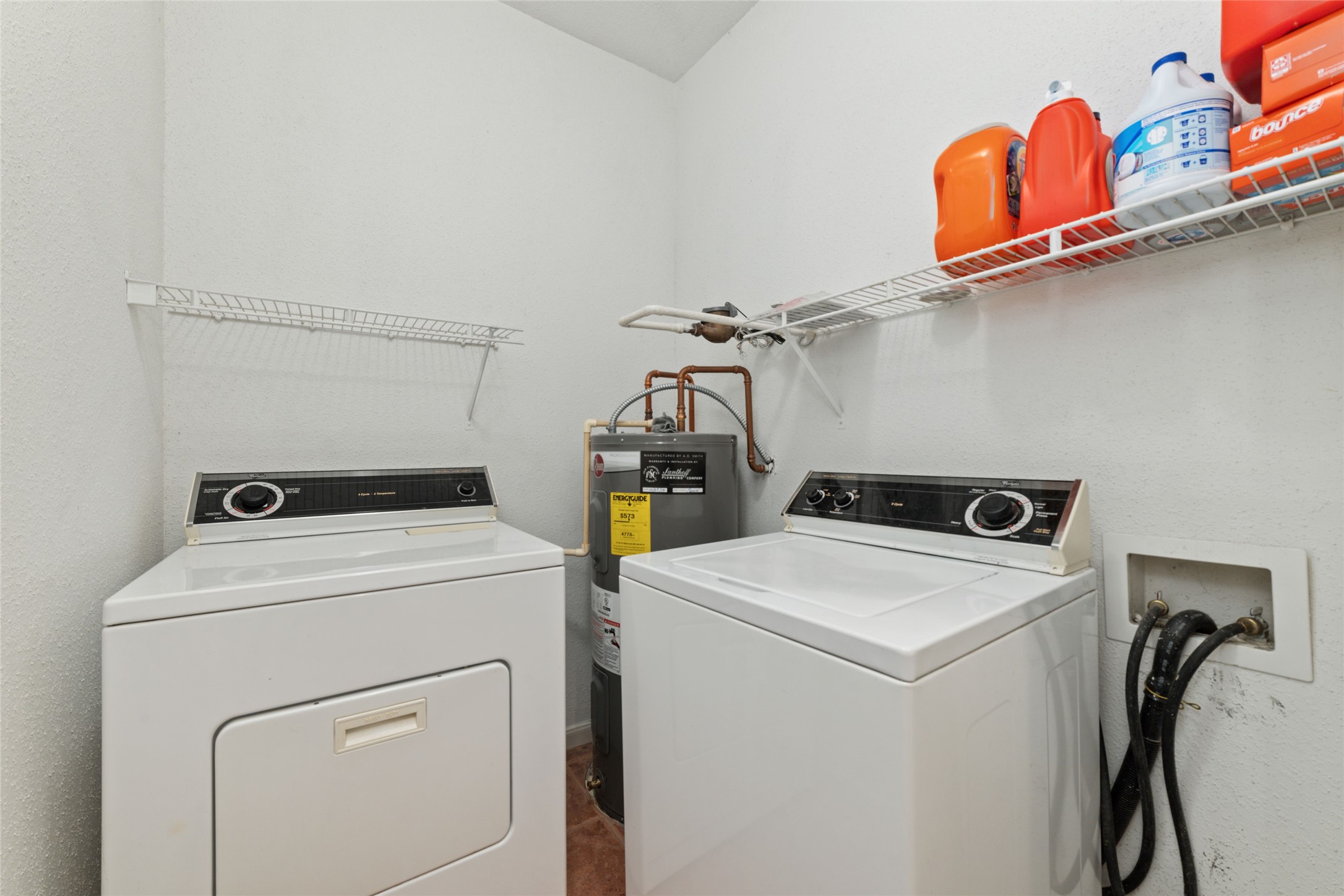 Separate Laundry Room  In-unit washer and dryer provide convenience without sacrificing space.