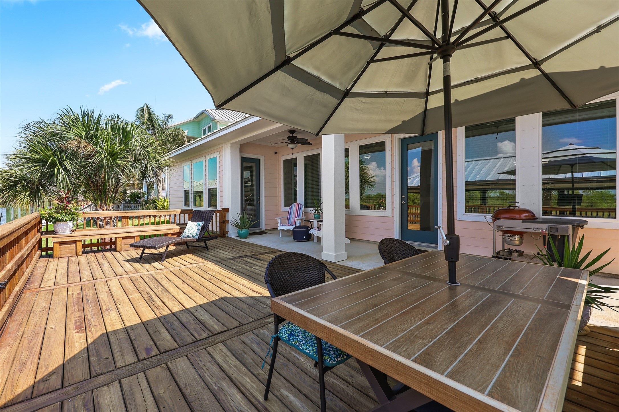 Back deck was stained in 2025.
