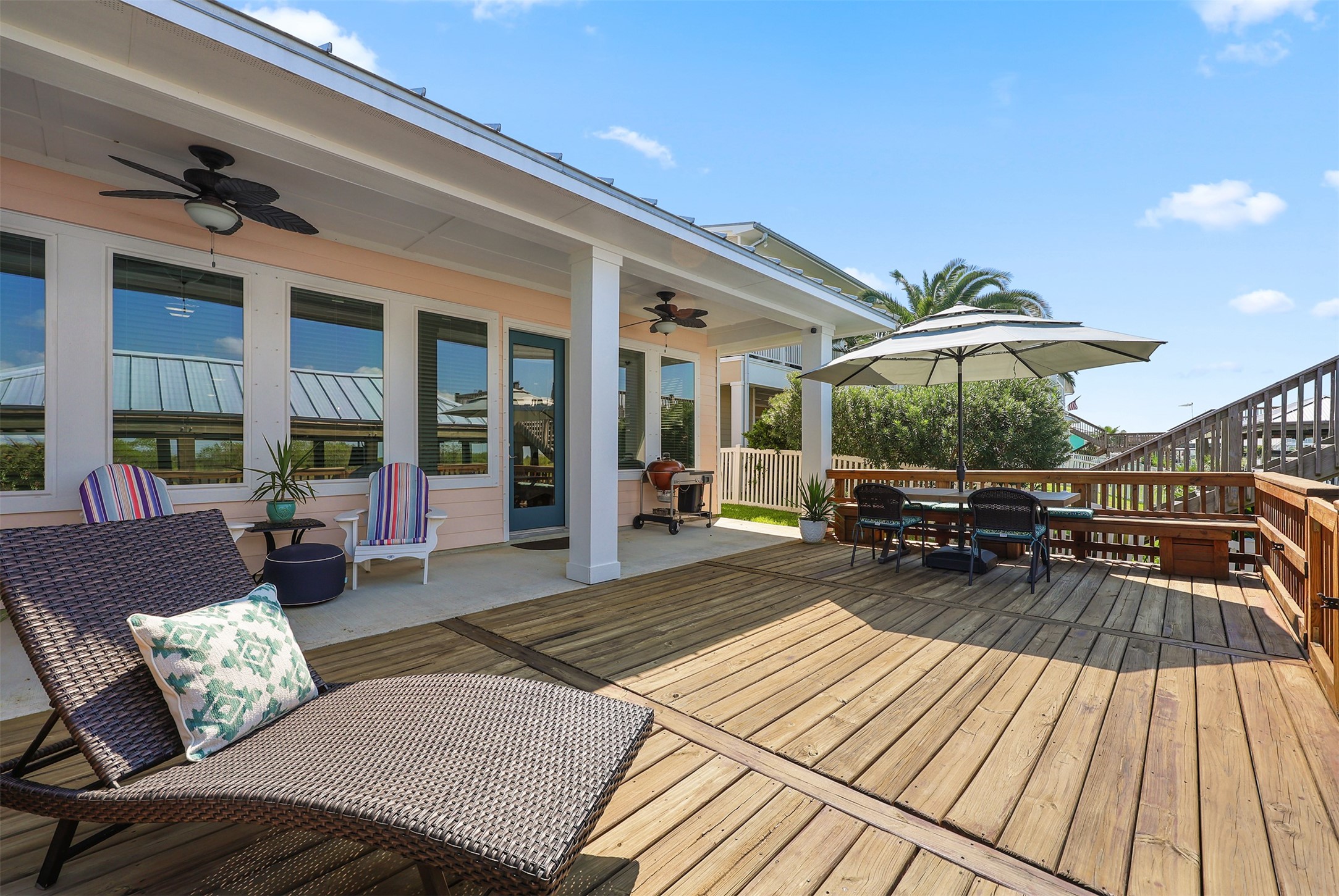There's also a nice covered porch.