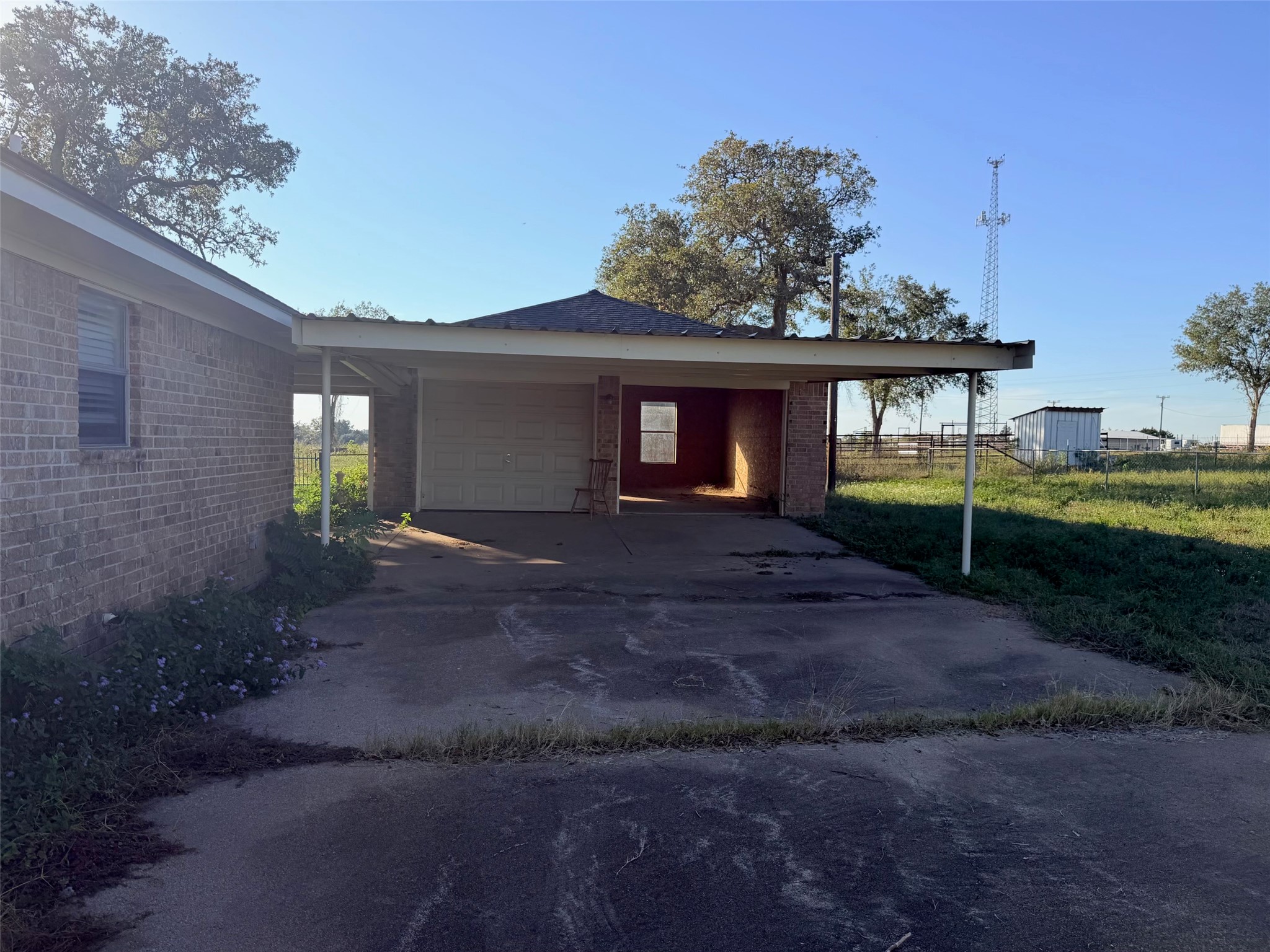 Garage and carport