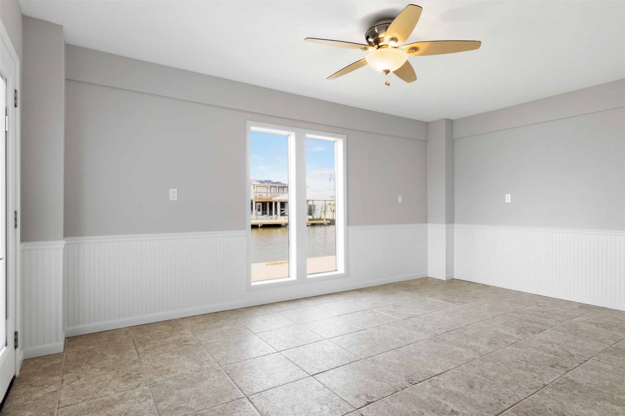 Updated bedroom on 1st floor with private entry.